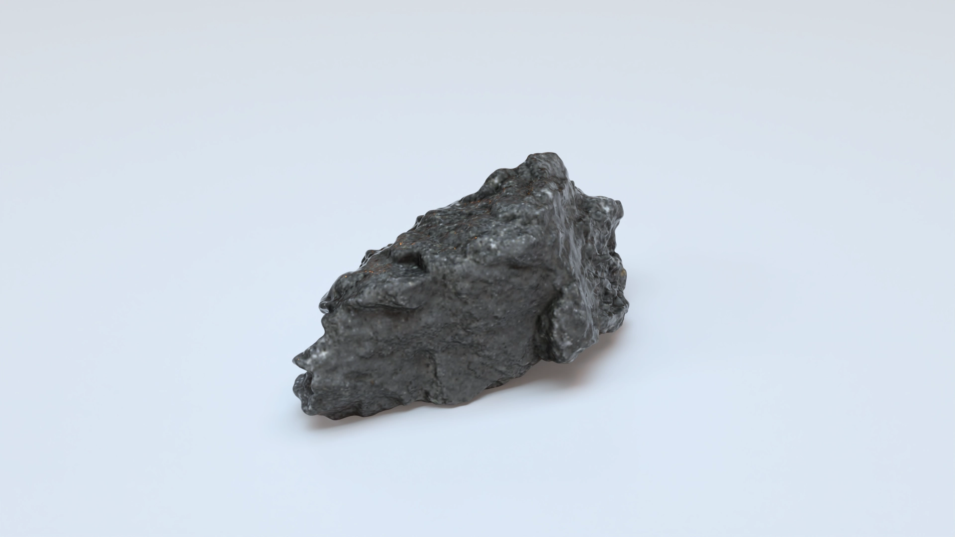 Antarctic meteorite sample 3, a 3D model on Womp