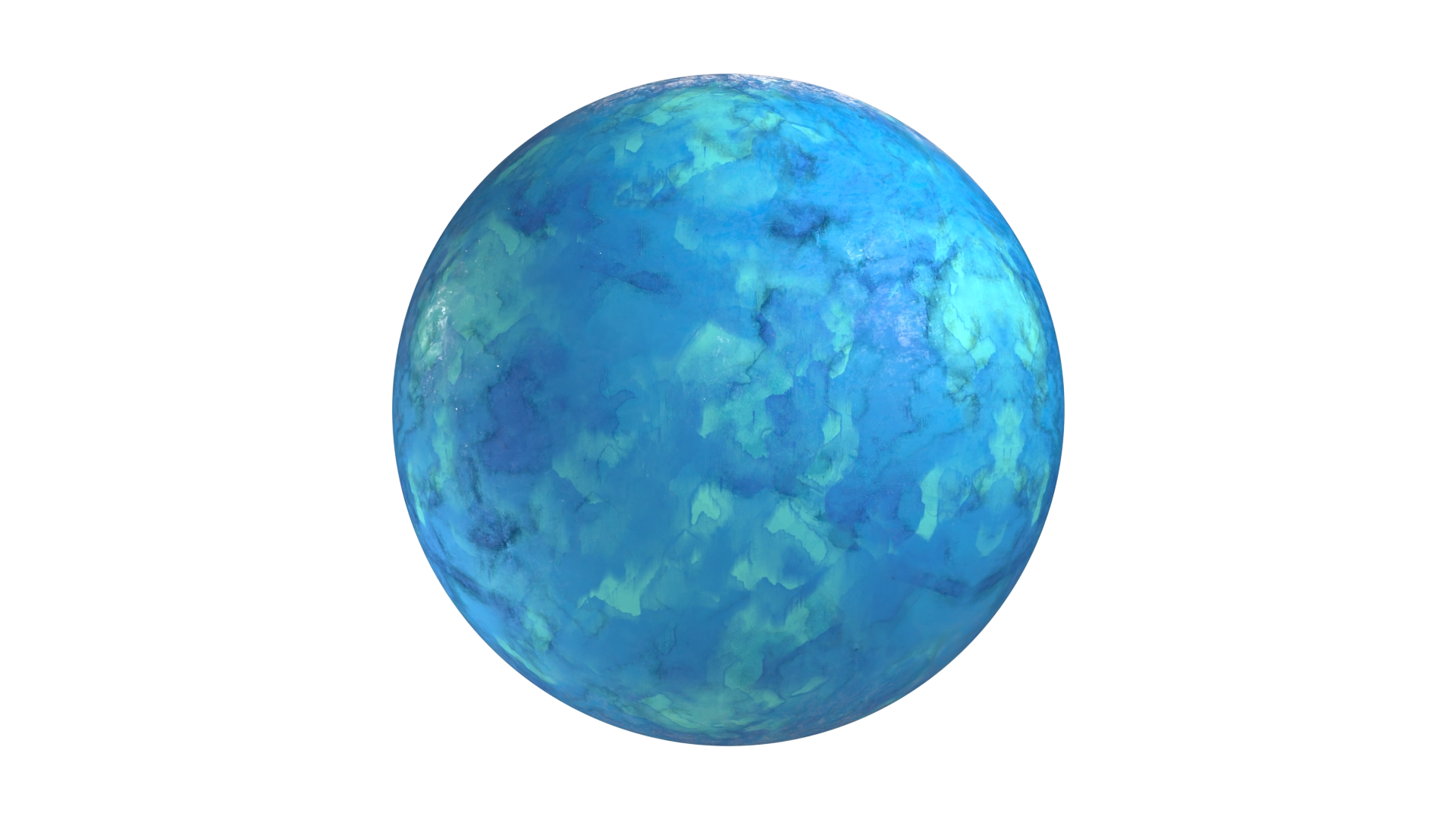 Aquamarine Ceramic, a 3D material on Womp