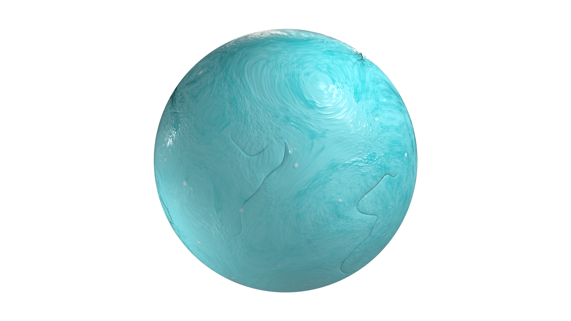 Aquamarine Clay, a 3D material on Womp