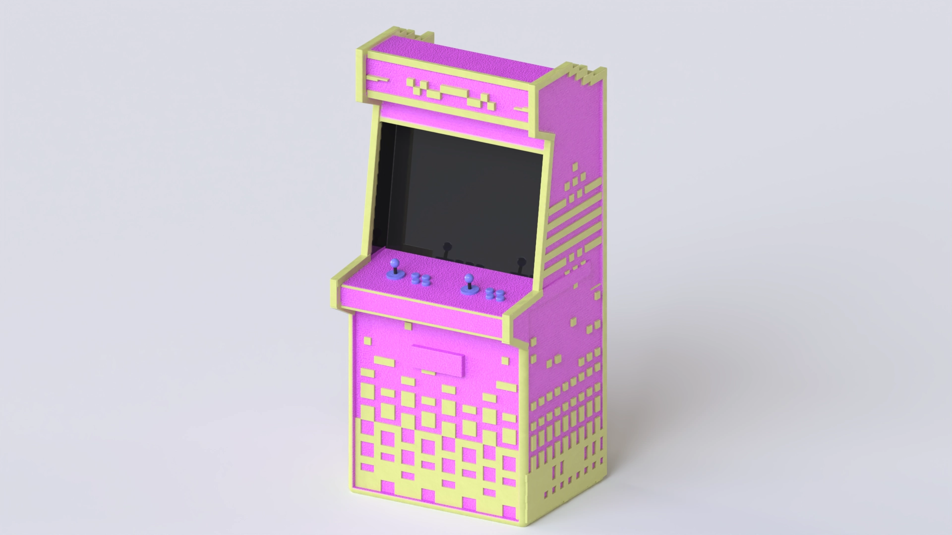 Arcade Cabinet, a 3D model on Womp