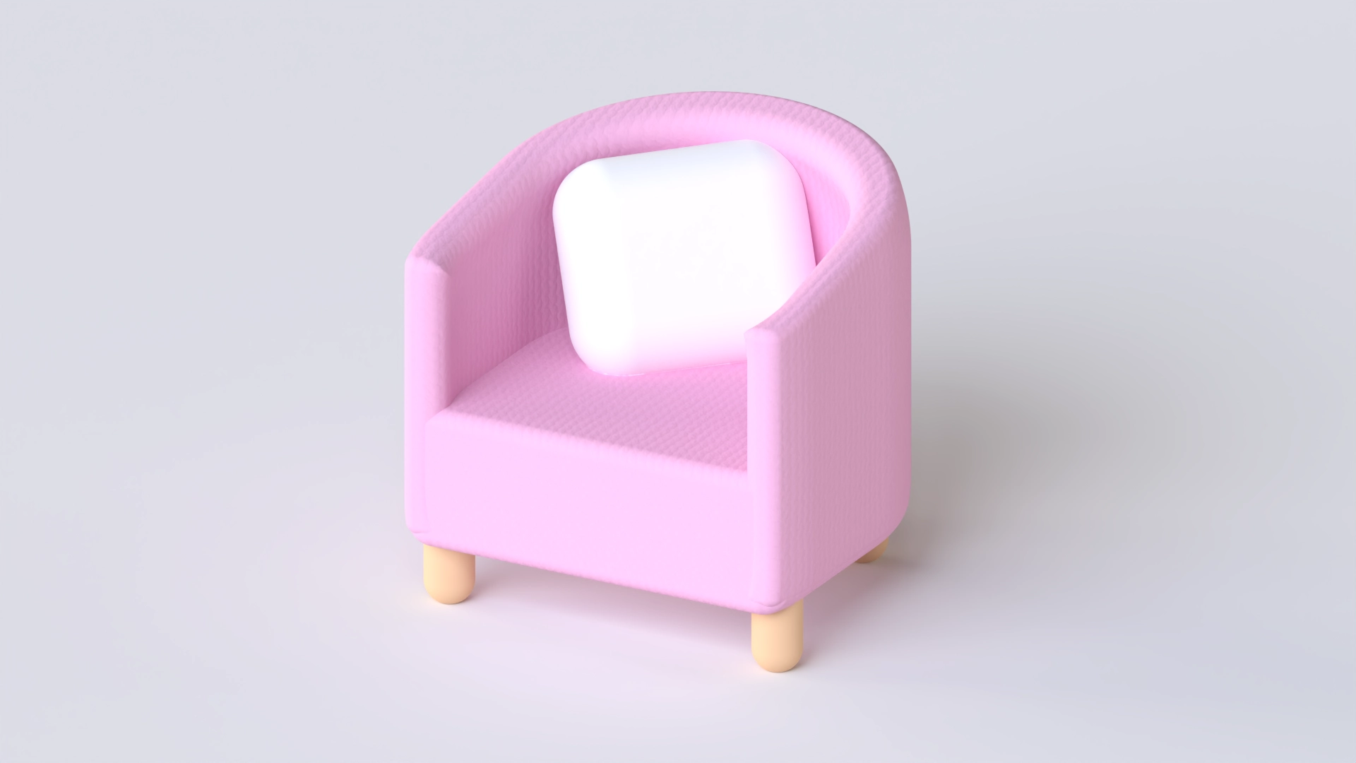 Armchair, a 3D model on Womp