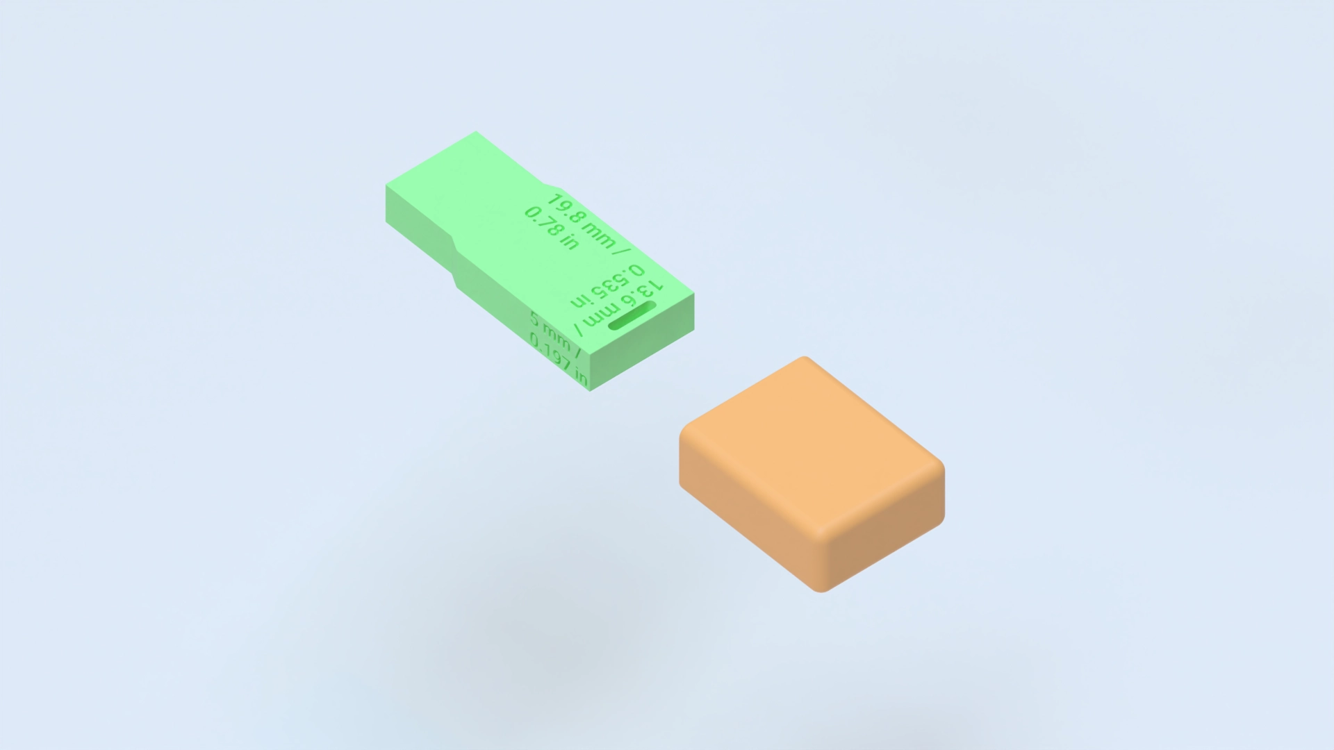 Base USB Case, a 3D model on Womp