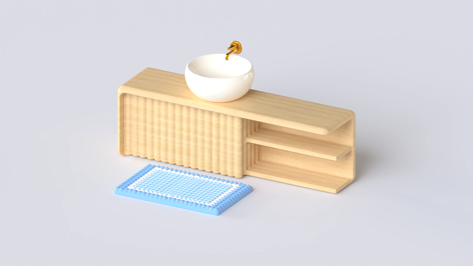 Bathroom Furniture, a 3D model on Womp