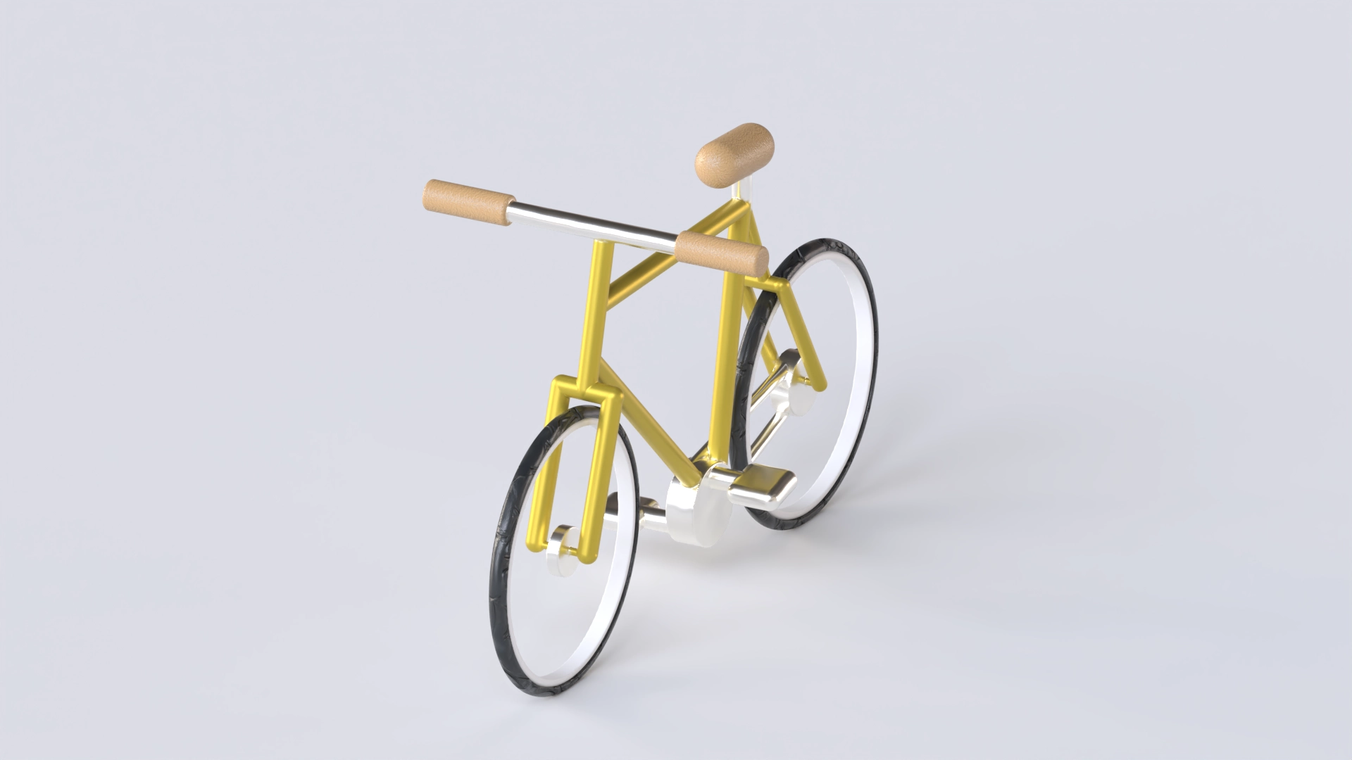 Bicycle, a 3D model on Womp