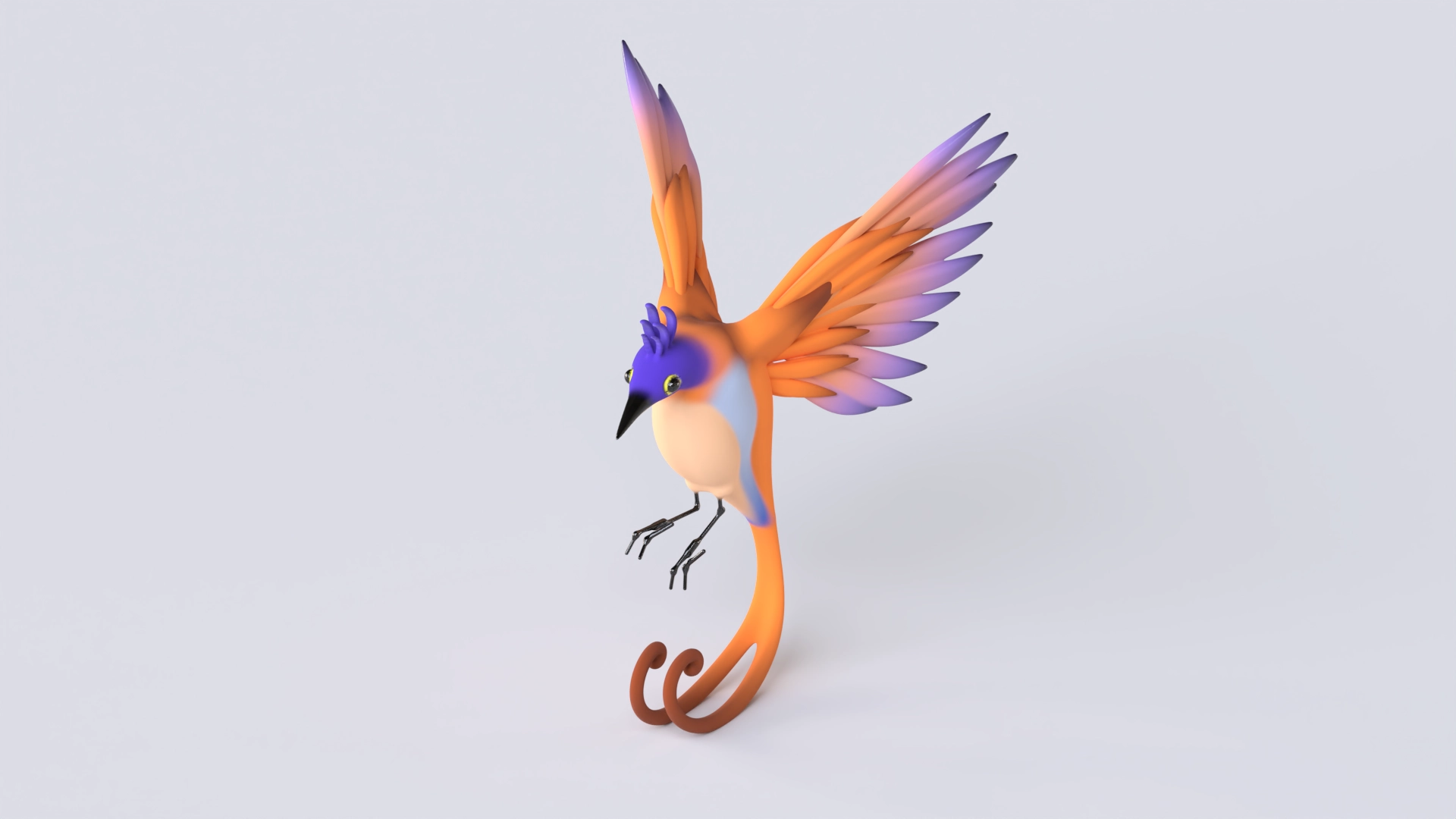 Bird, a 3D model on Womp