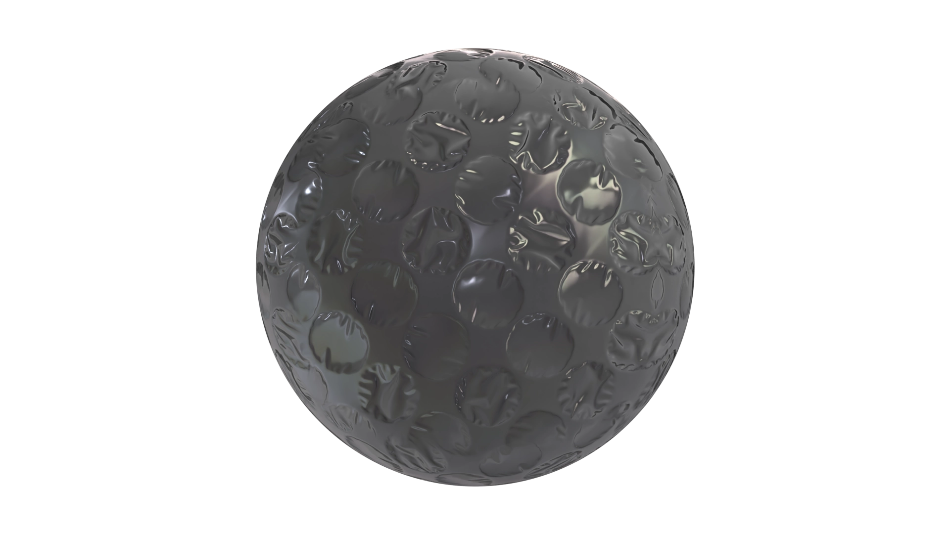 Black Bubble Wrap, a 3D material on Womp