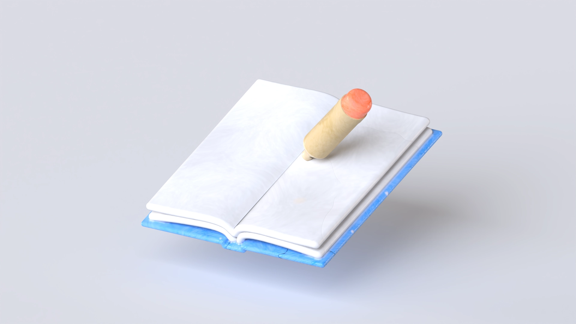 Book, a 3D model on Womp