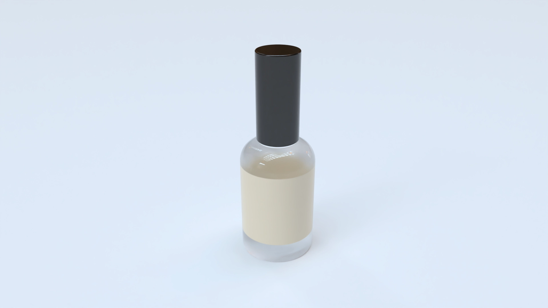 Bottle Glass Product Label Mockup 505750, a 3D model on Womp