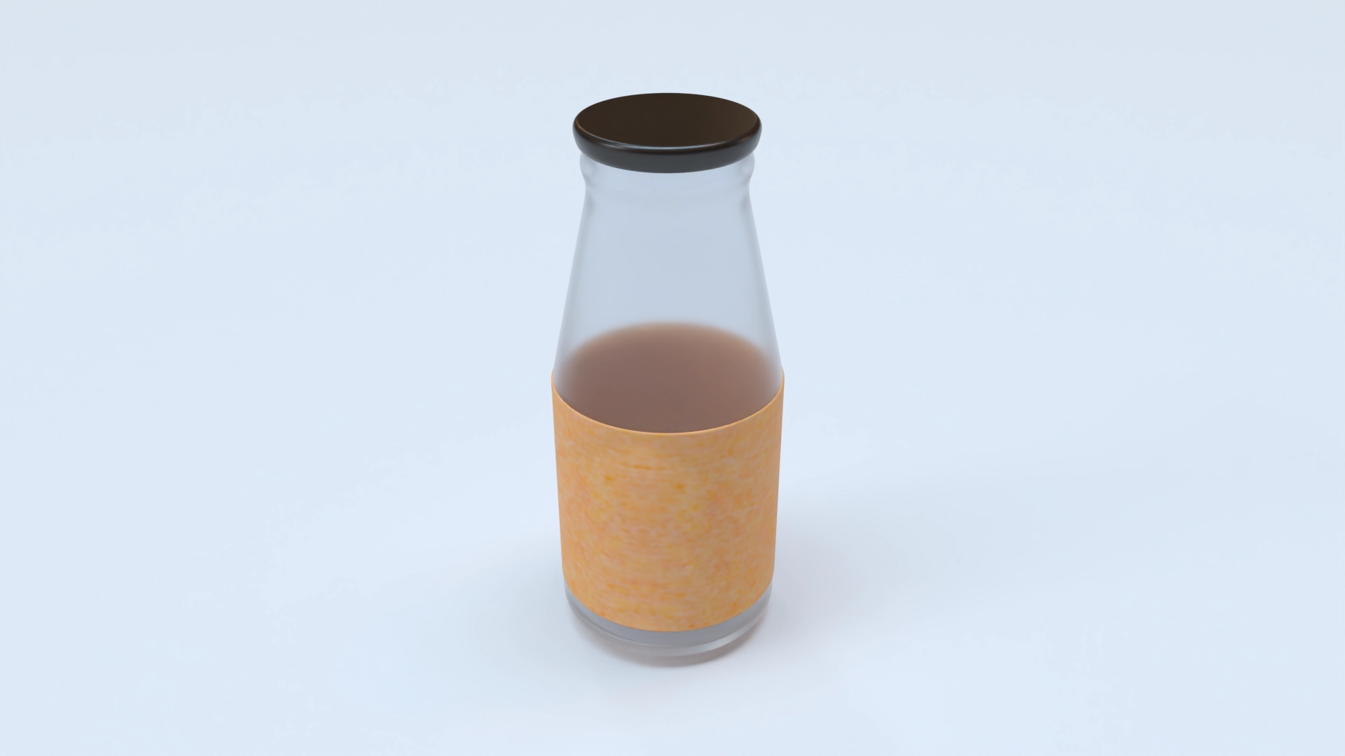 Bottles glass product label mockup 504220, a 3D model on Womp