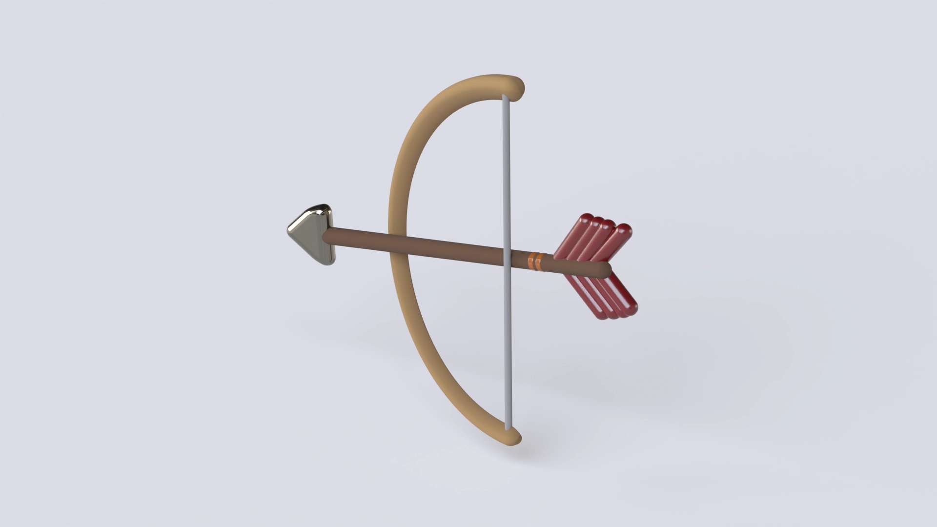 Bow And Arow, a 3D model on Womp