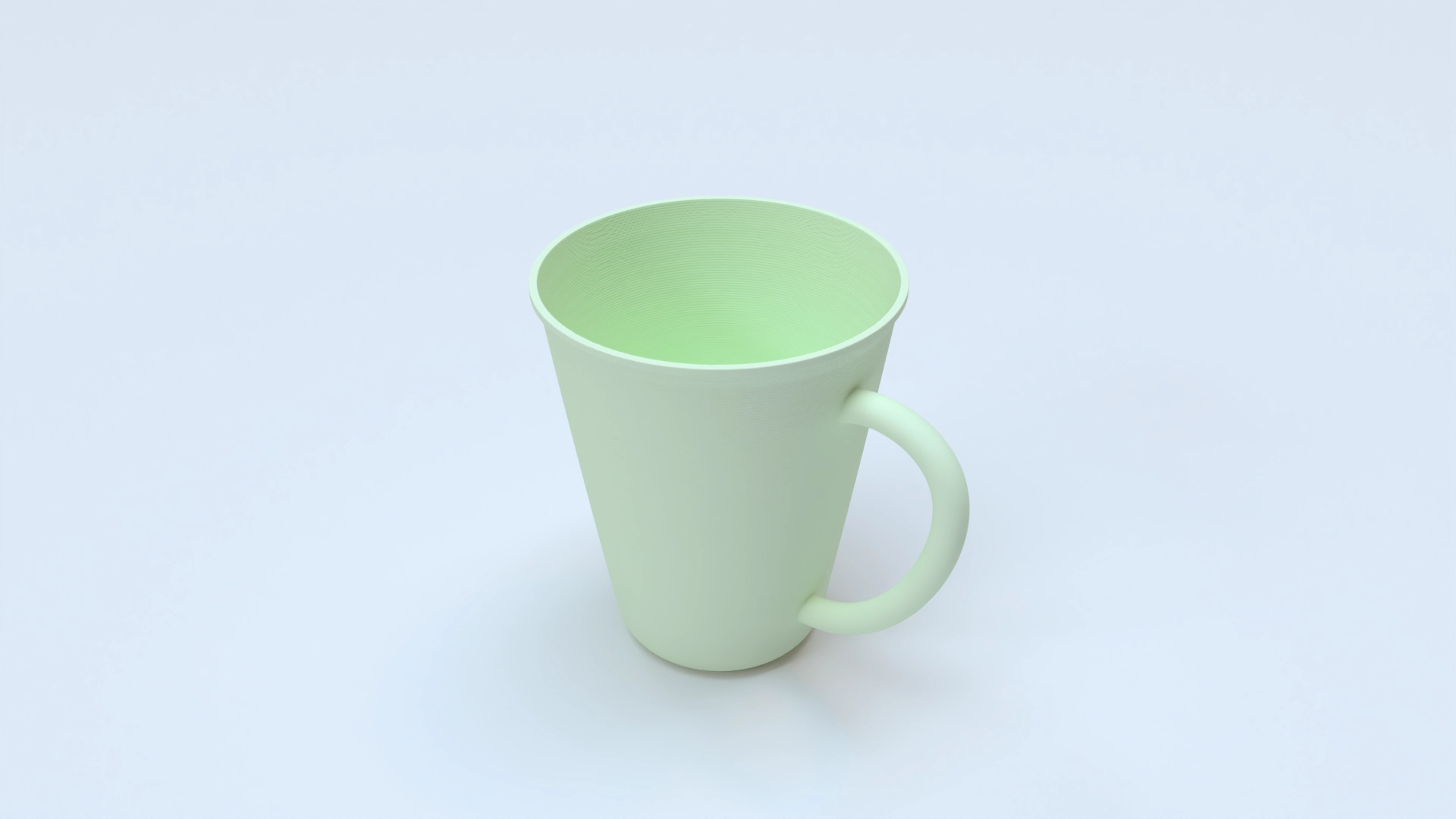 Breakfast mug mockup, a 3D model on Womp
