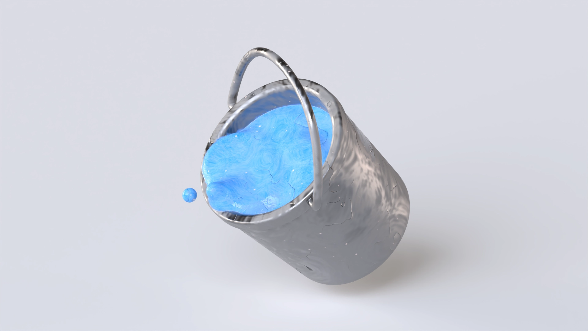 Bucket, a 3D model on Womp