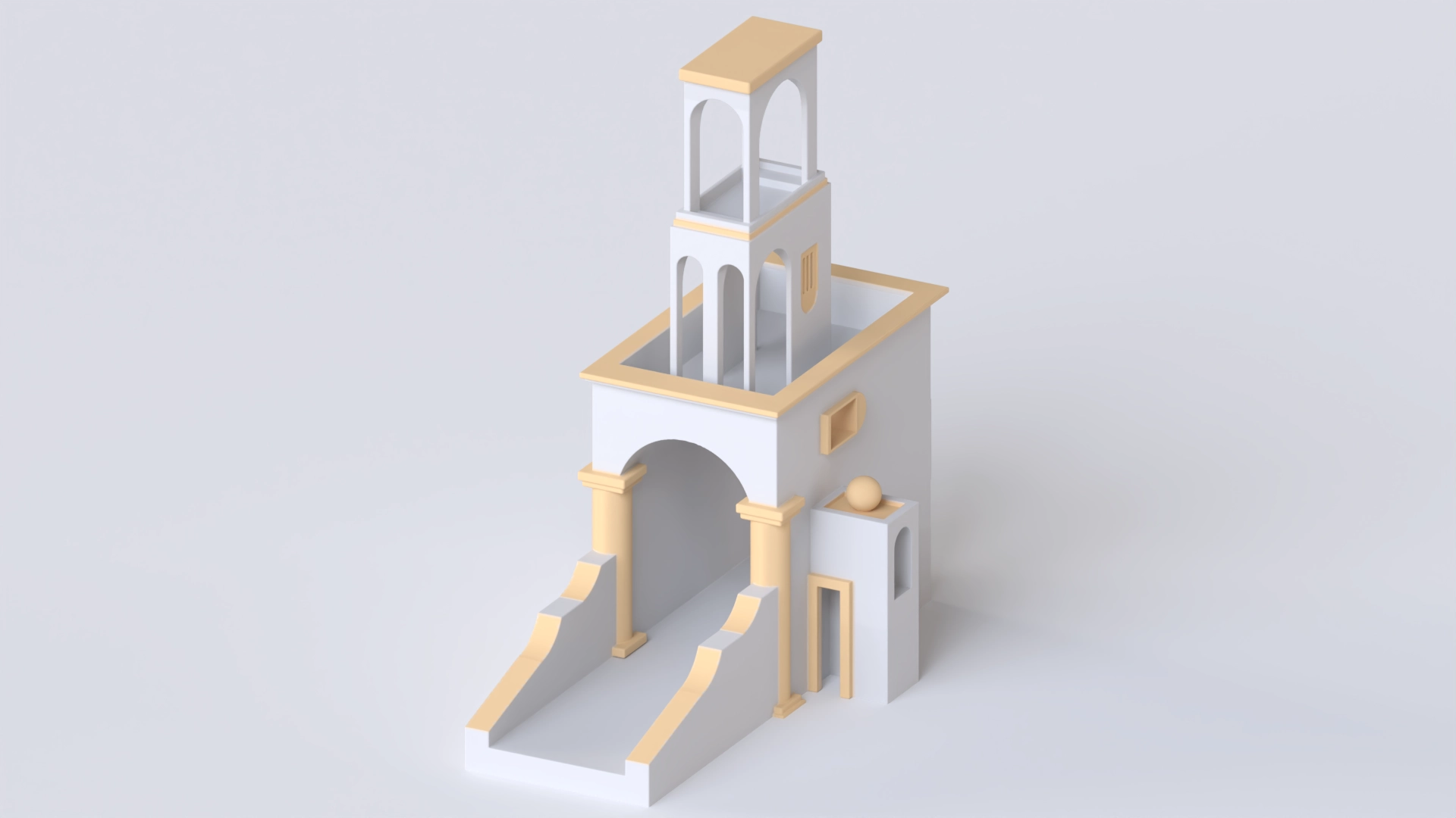 Building 3, a 3D model on Womp