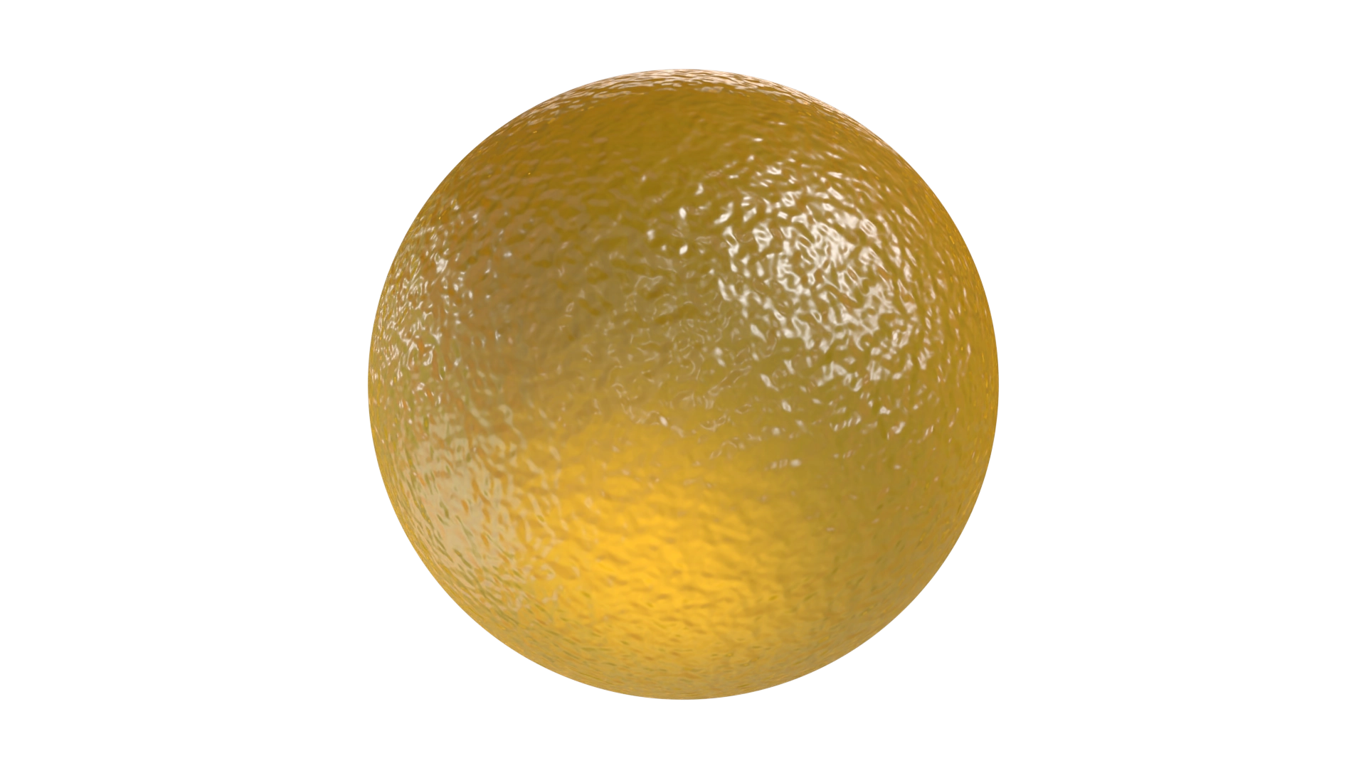 Bumpy Yellow Glass, a 3D material on Womp