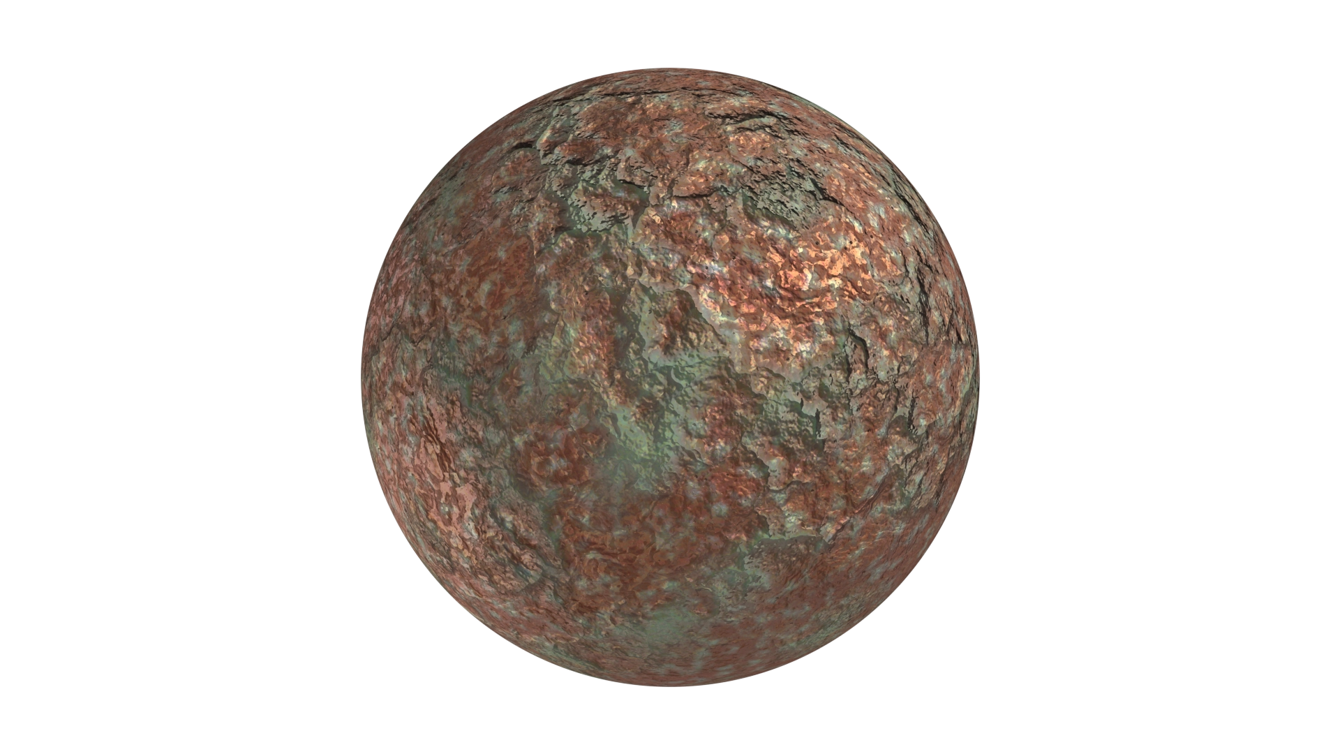 Burnt Copper, a 3D material on Womp