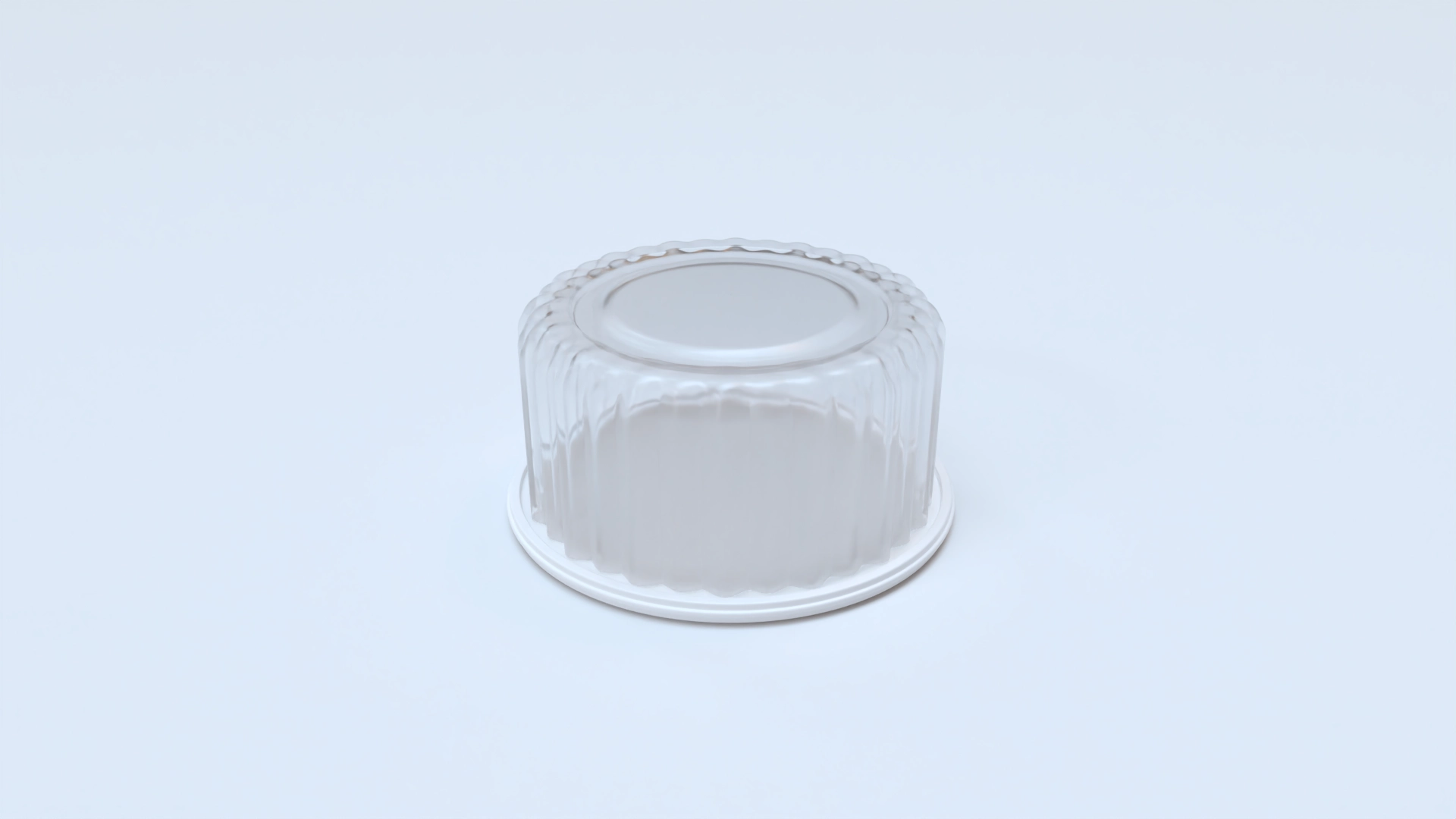 Cake Box Plastic Transparent Mockup 511460, a 3D model on Womp