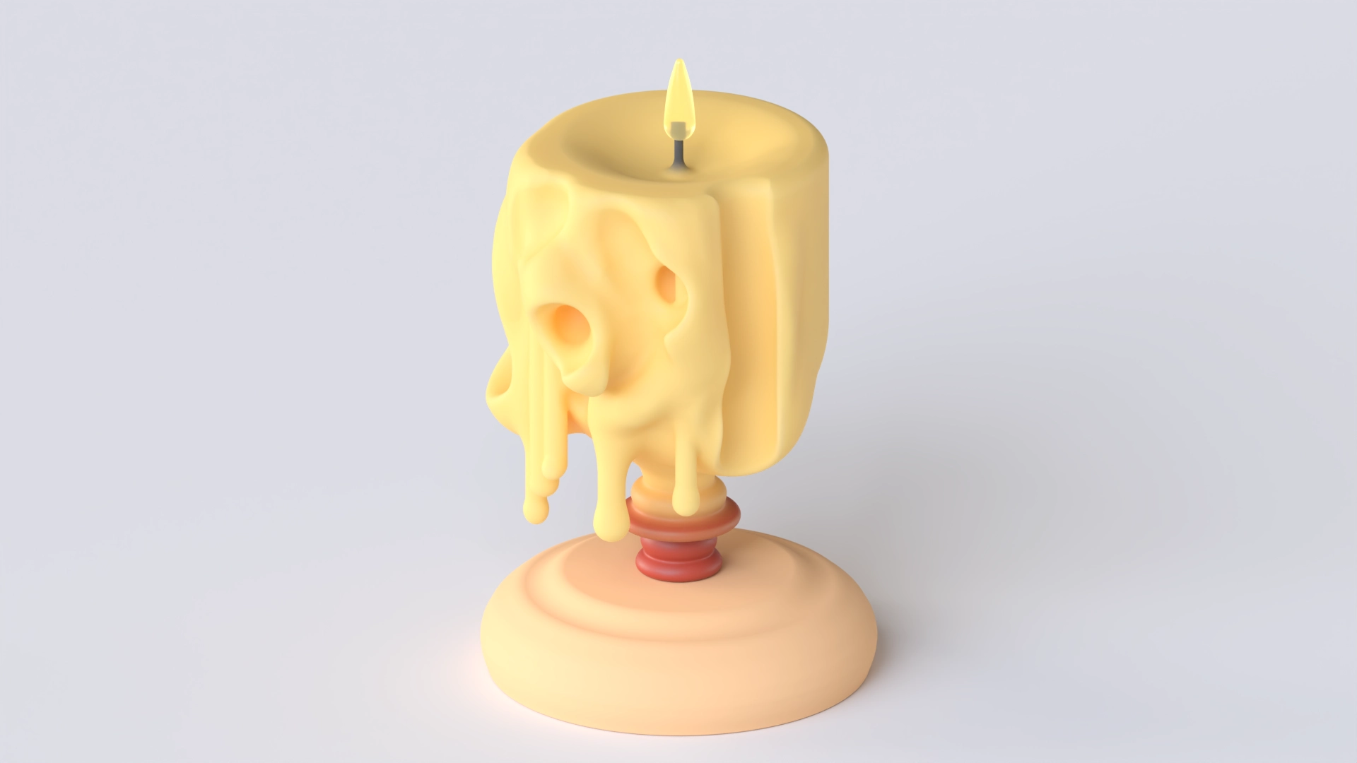 Candle 2, a 3D model on Womp