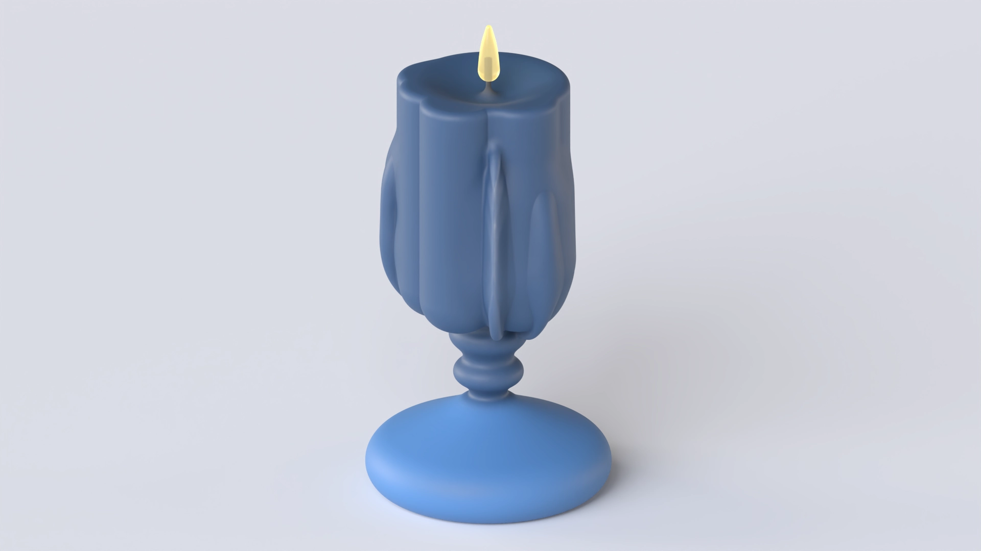 Candle 3, a 3D model on Womp