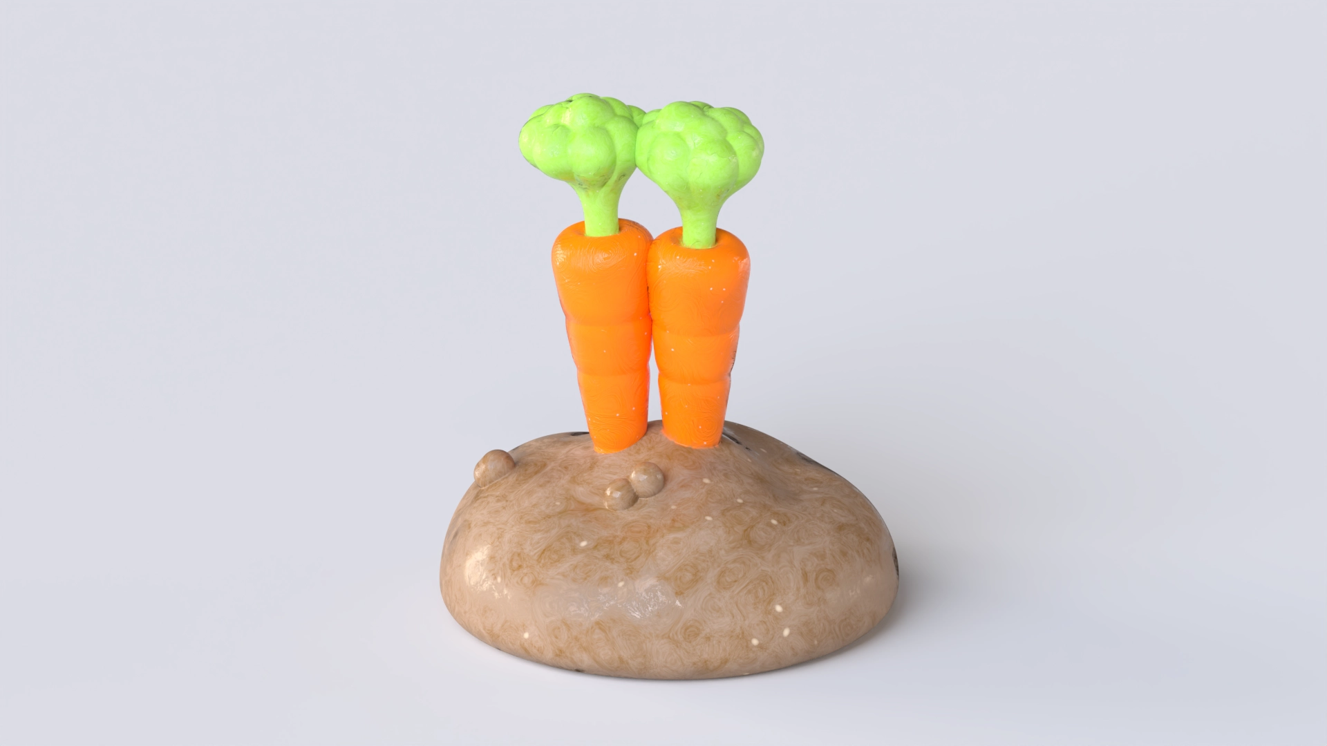 Carrots, a 3D model on Womp