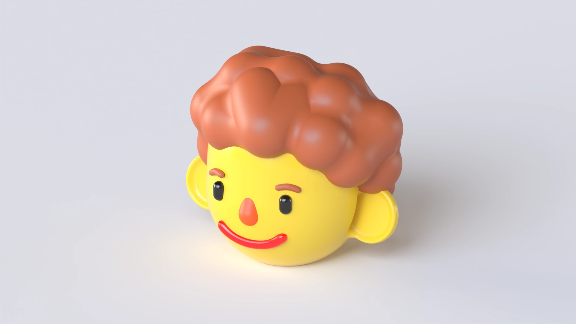 Character Head, a 3D model on Womp