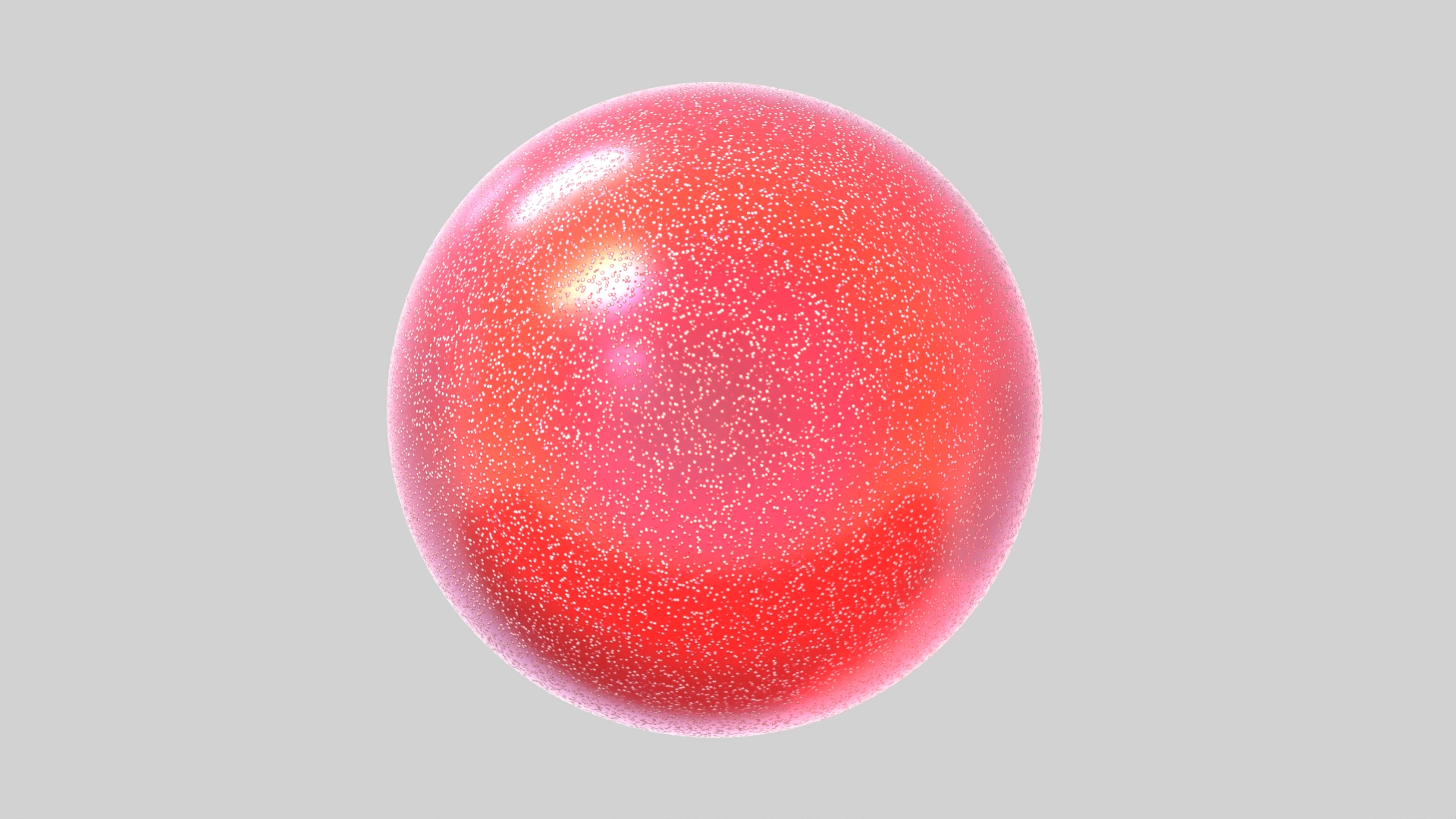 Clear Red Bouncing Ball, a 3D material on Womp