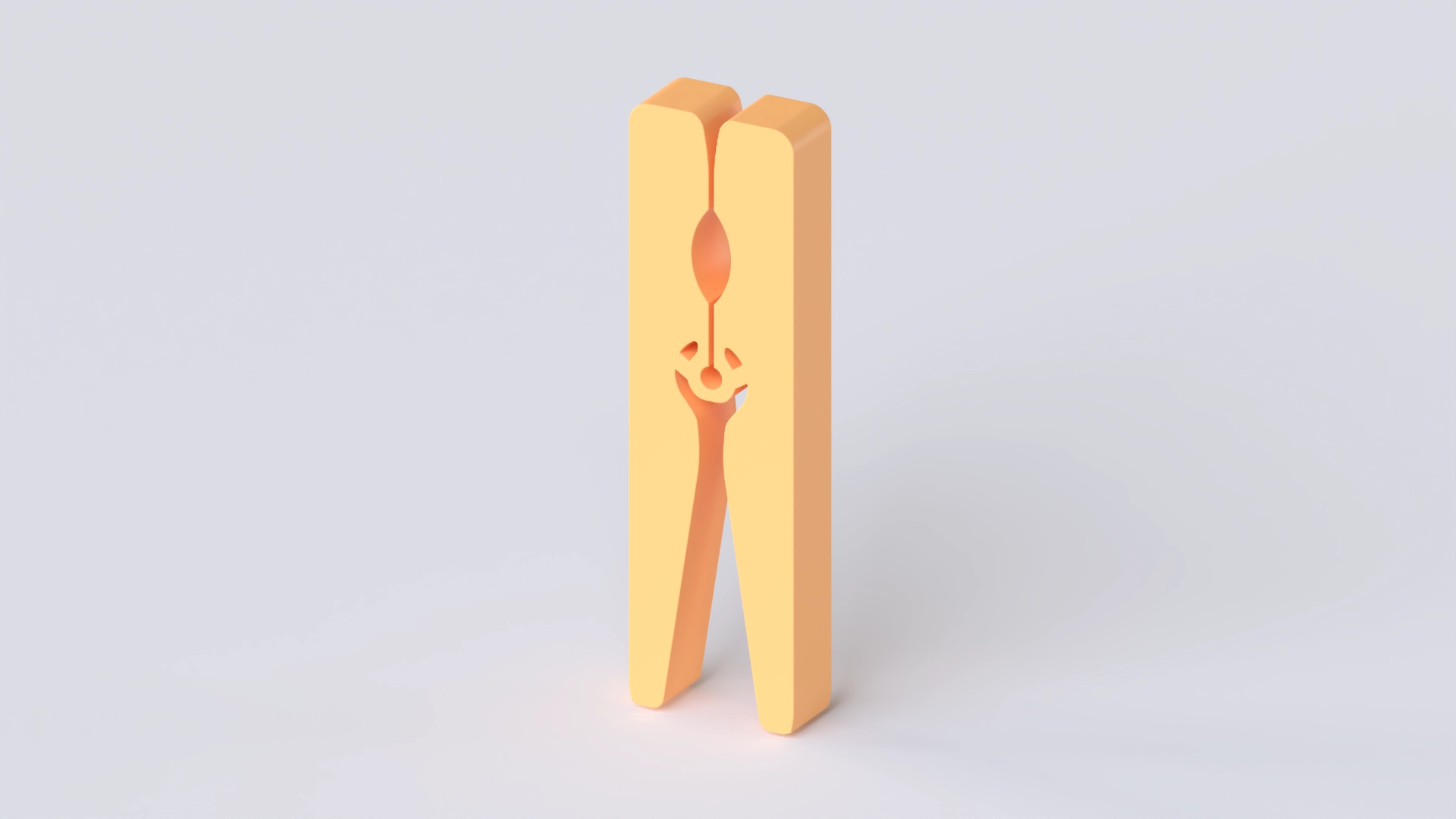 Clothespin, a 3D model on Womp