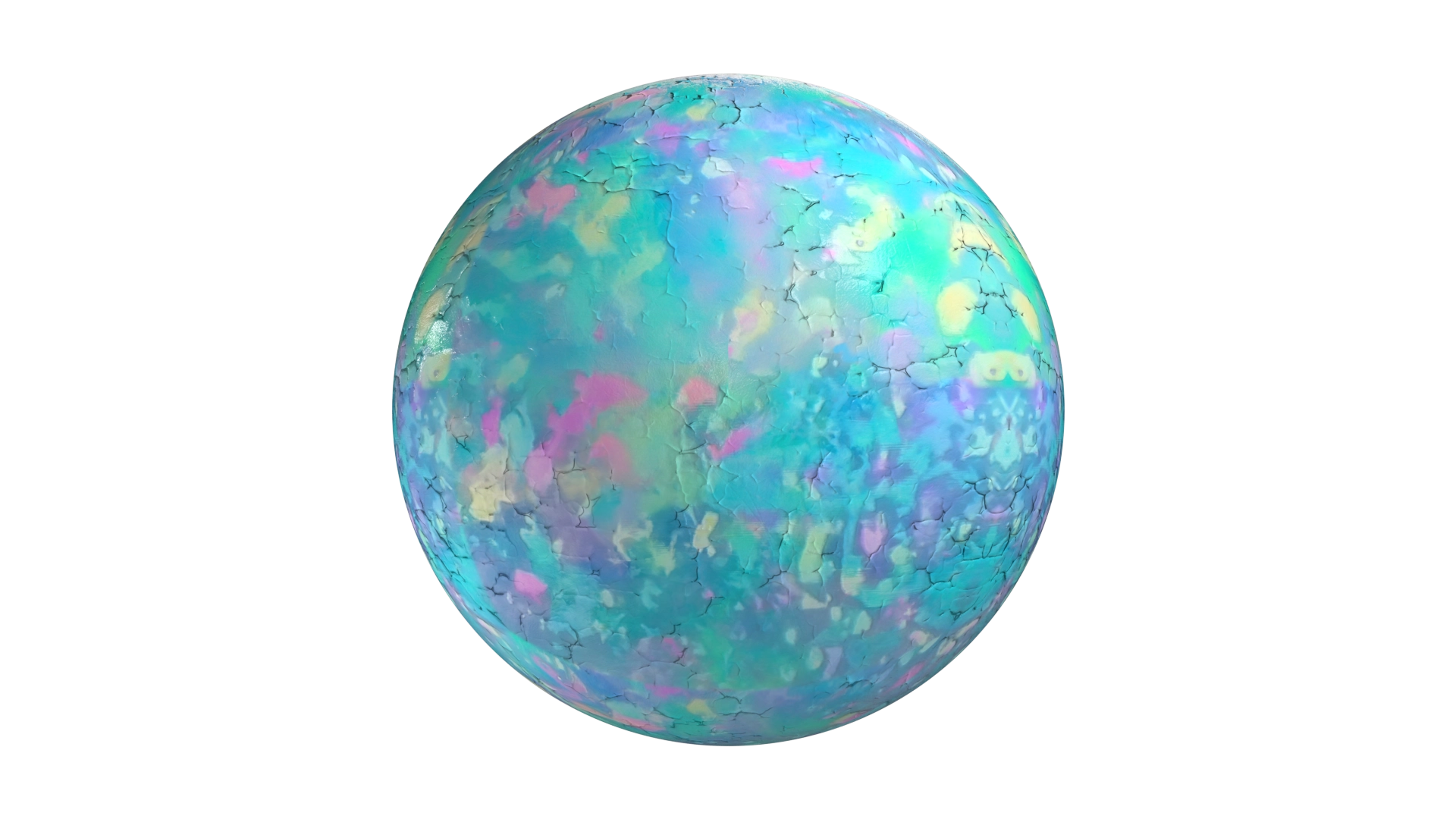 Colored Cracked Rubber, a 3D material on Womp