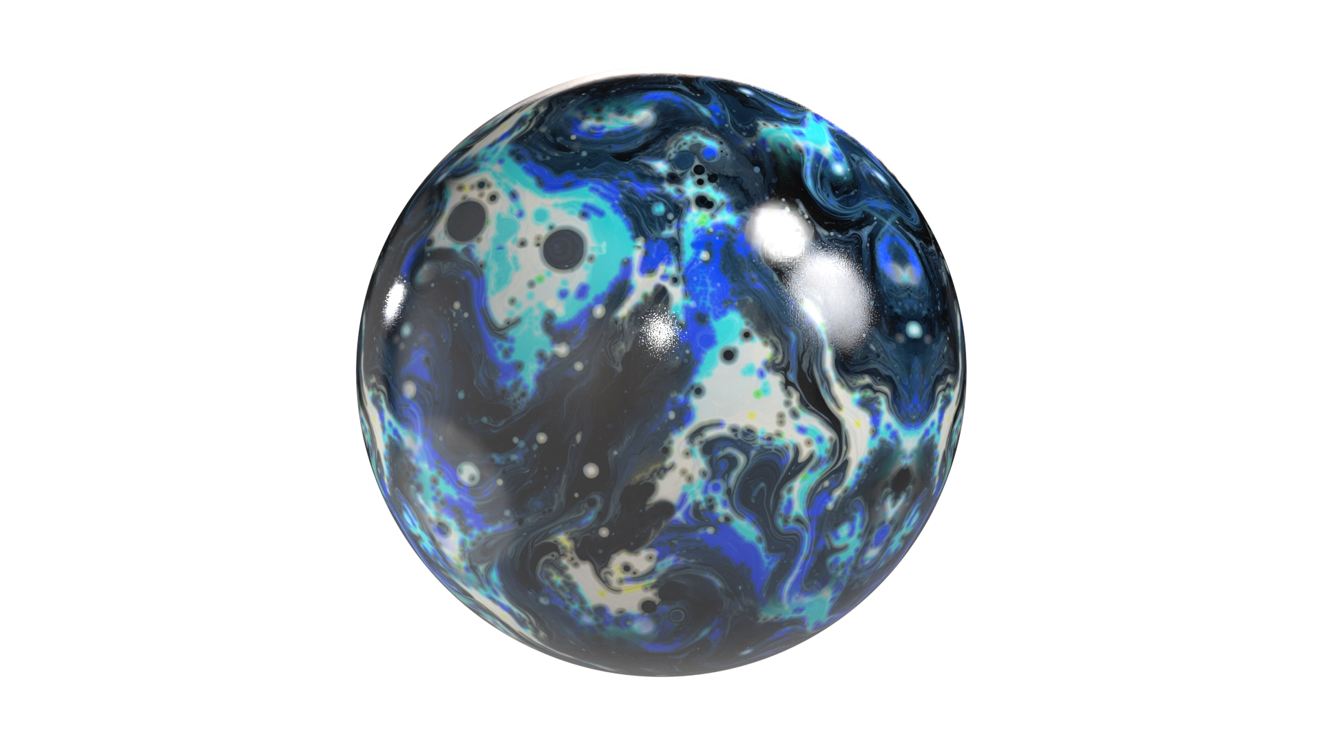 Colored Painted Ceramic, a 3D material on Womp