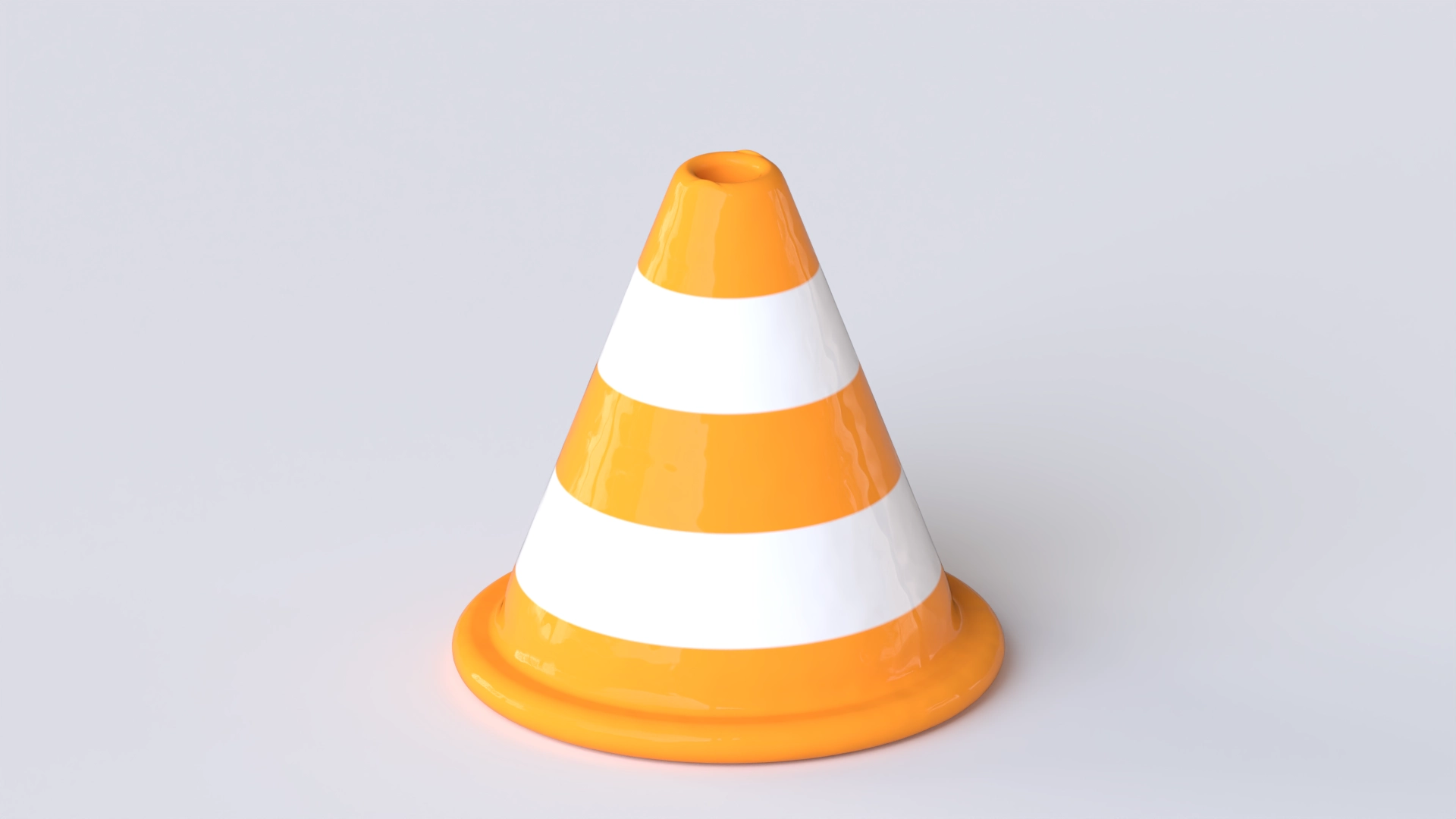 Construction Cone, a 3D model on Womp