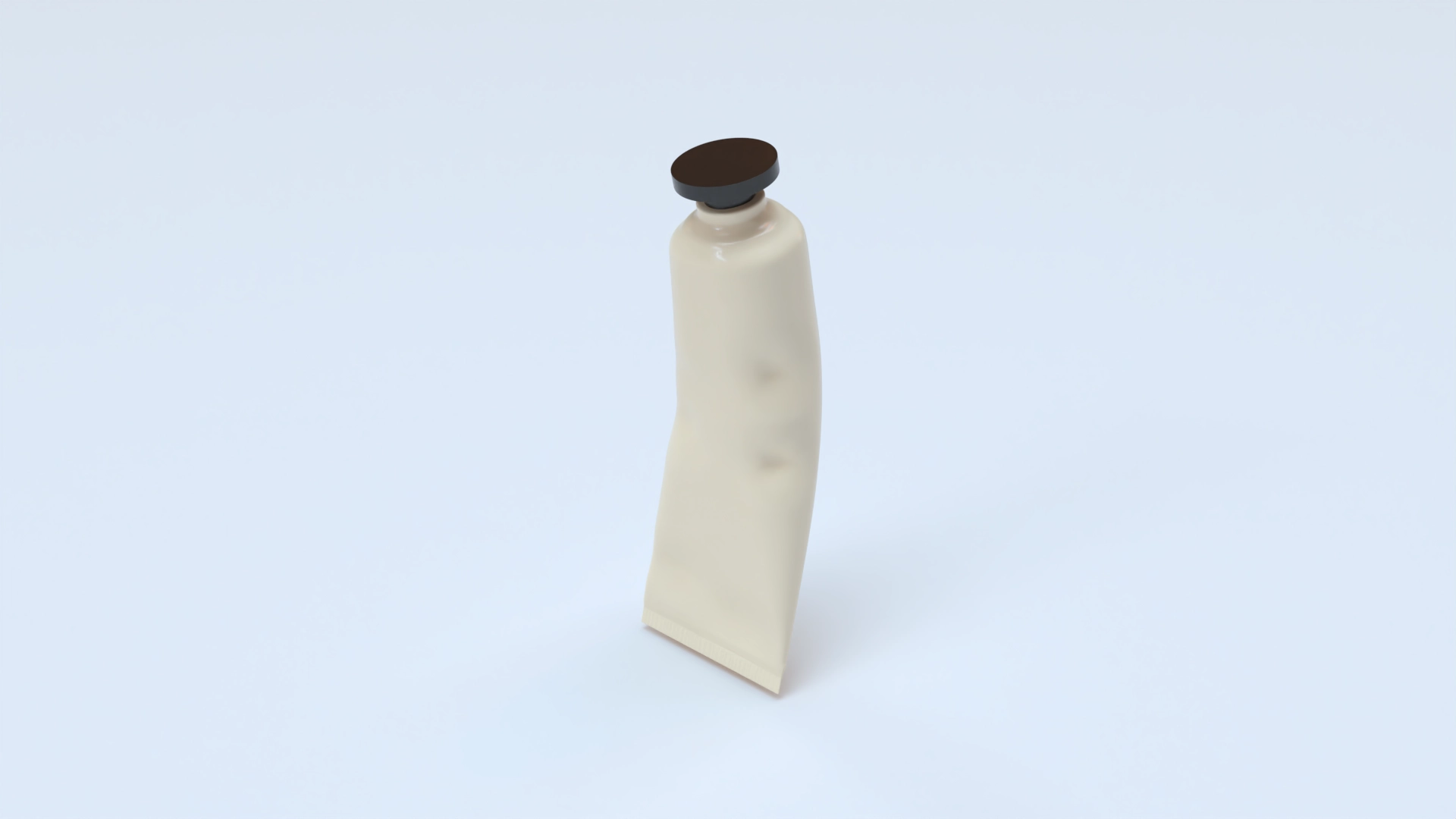 Cream Tube Flexible Packaging Mockup 602910, a 3D model on Womp