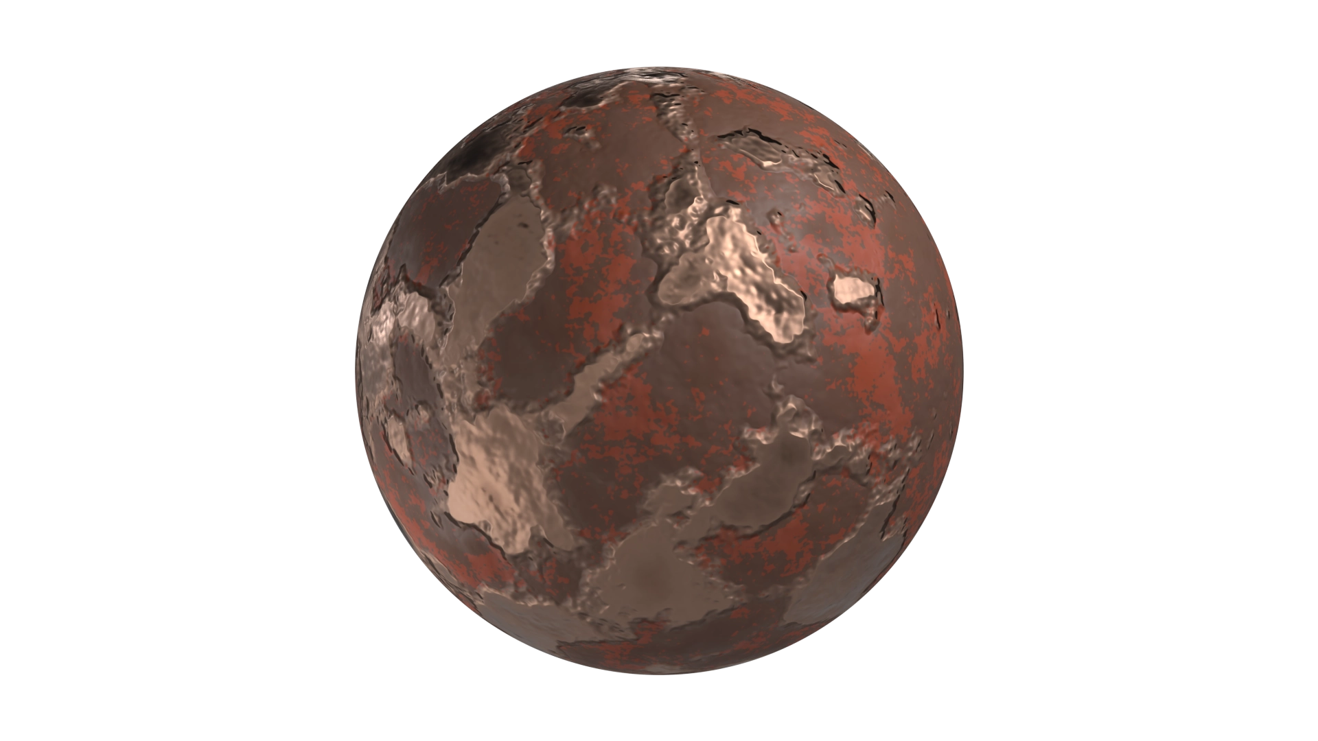 Damaged Copper, a 3D material on Womp