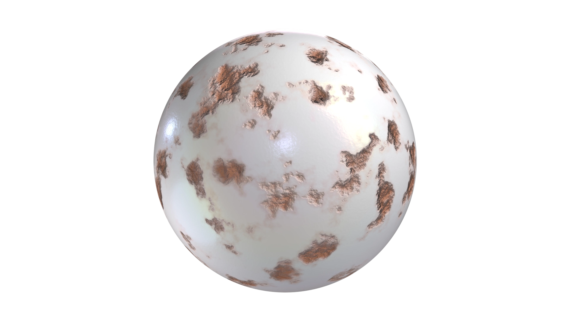Damaged White Stone, a 3D material on Womp
