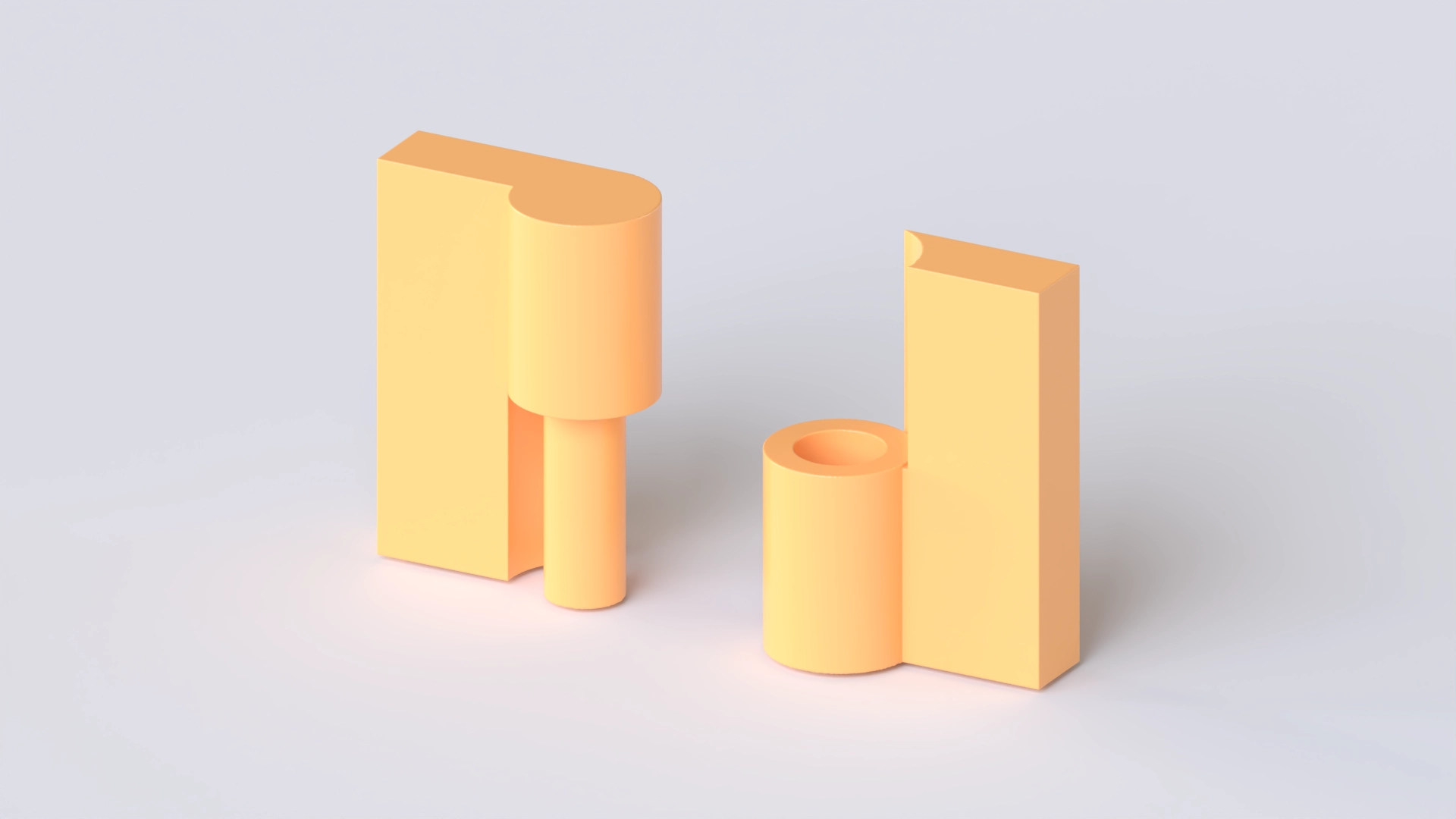Door Hinge, a 3D model on Womp