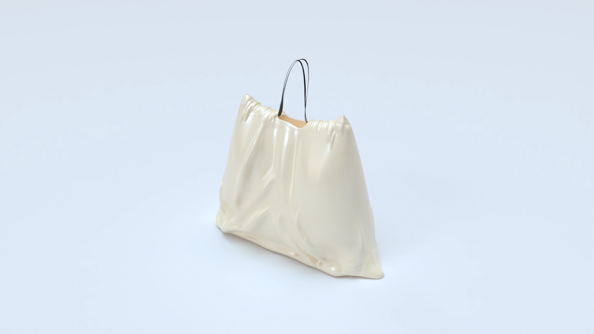 Flexible Packaging Drawstring Bag Mockup 602990, a 3D model on Womp