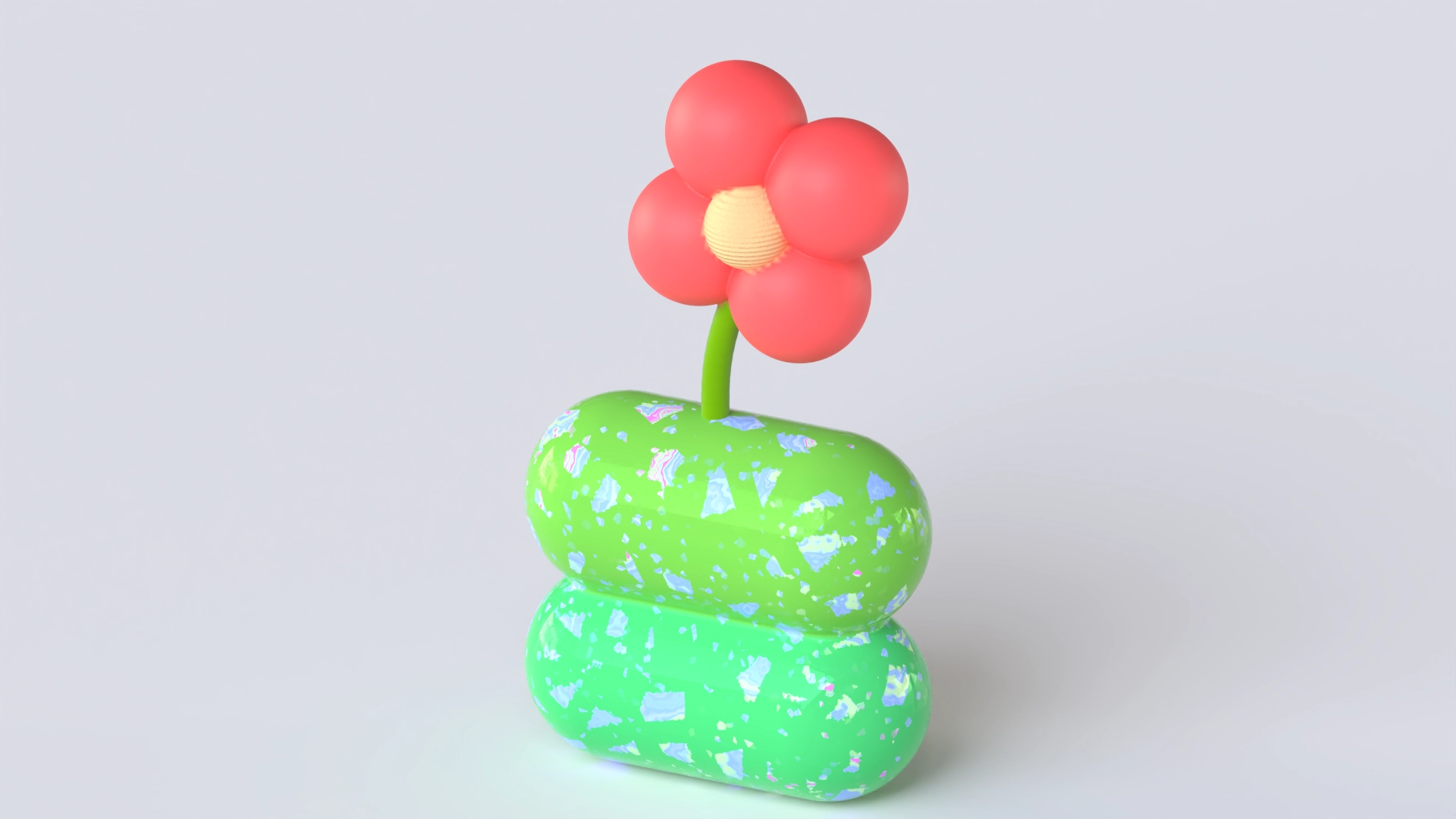 Flower, a 3D model on Womp