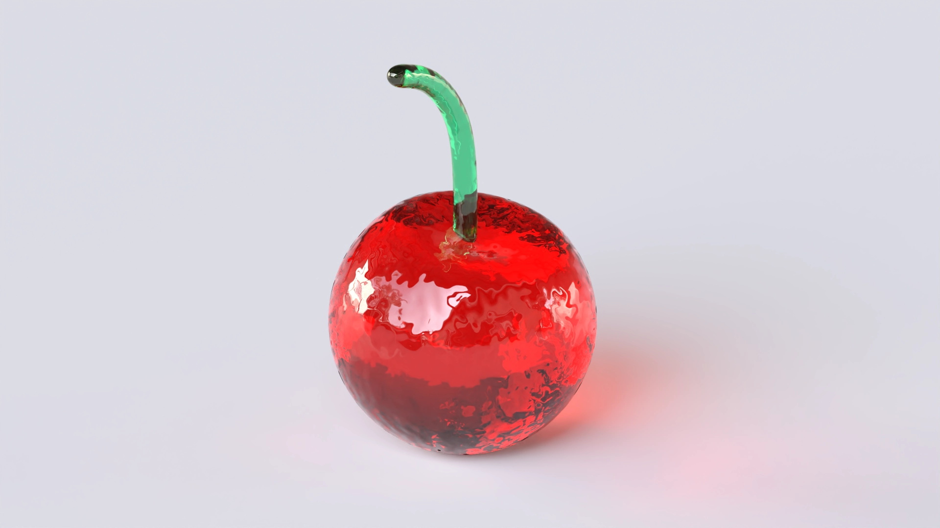 Glass Cherry, a 3D model on Womp