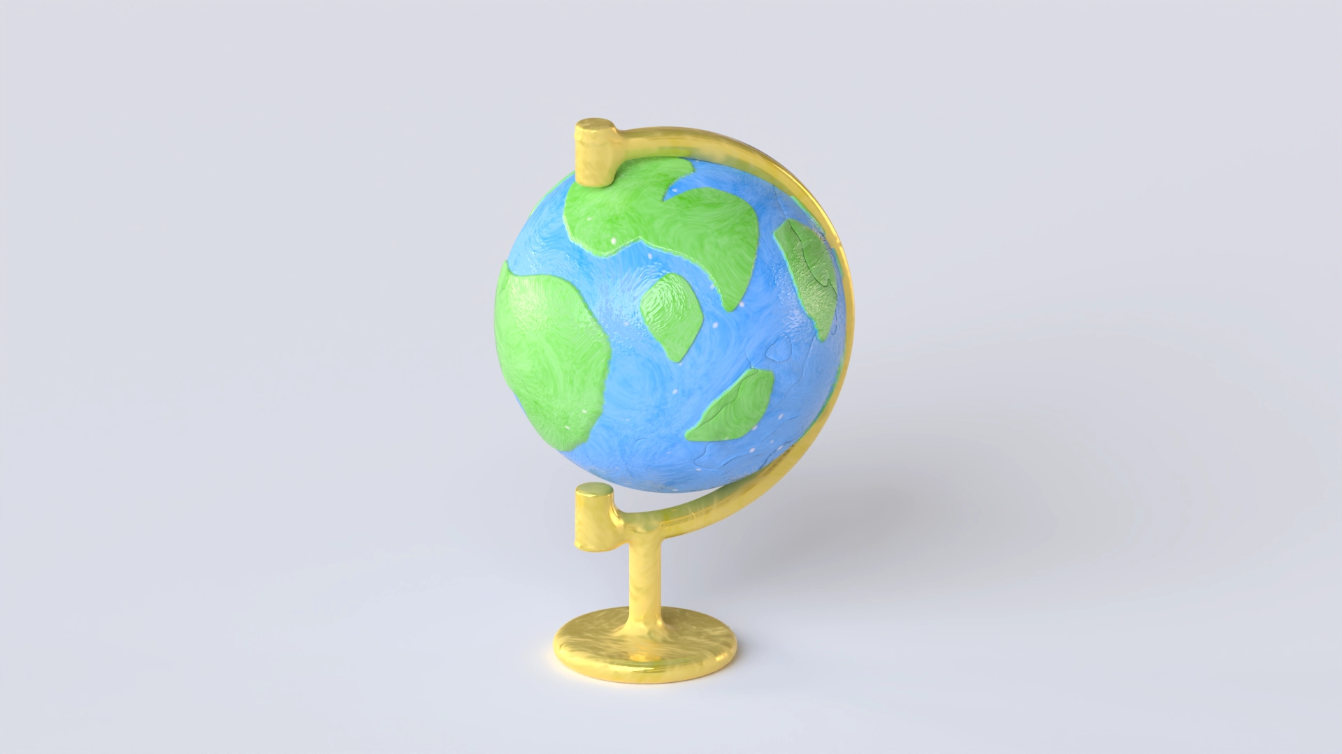 Globe, a 3D model on Womp