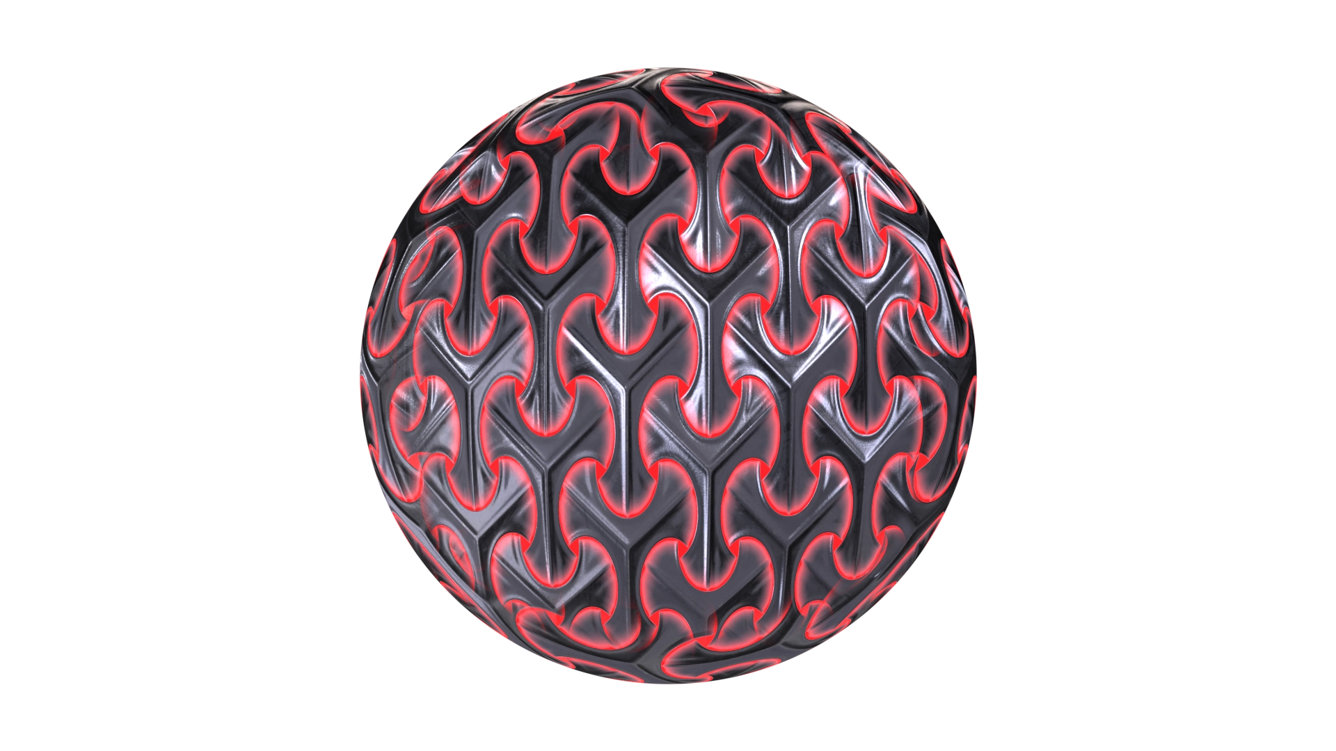 Glowing Metal Tiles 1, a 3D material on Womp