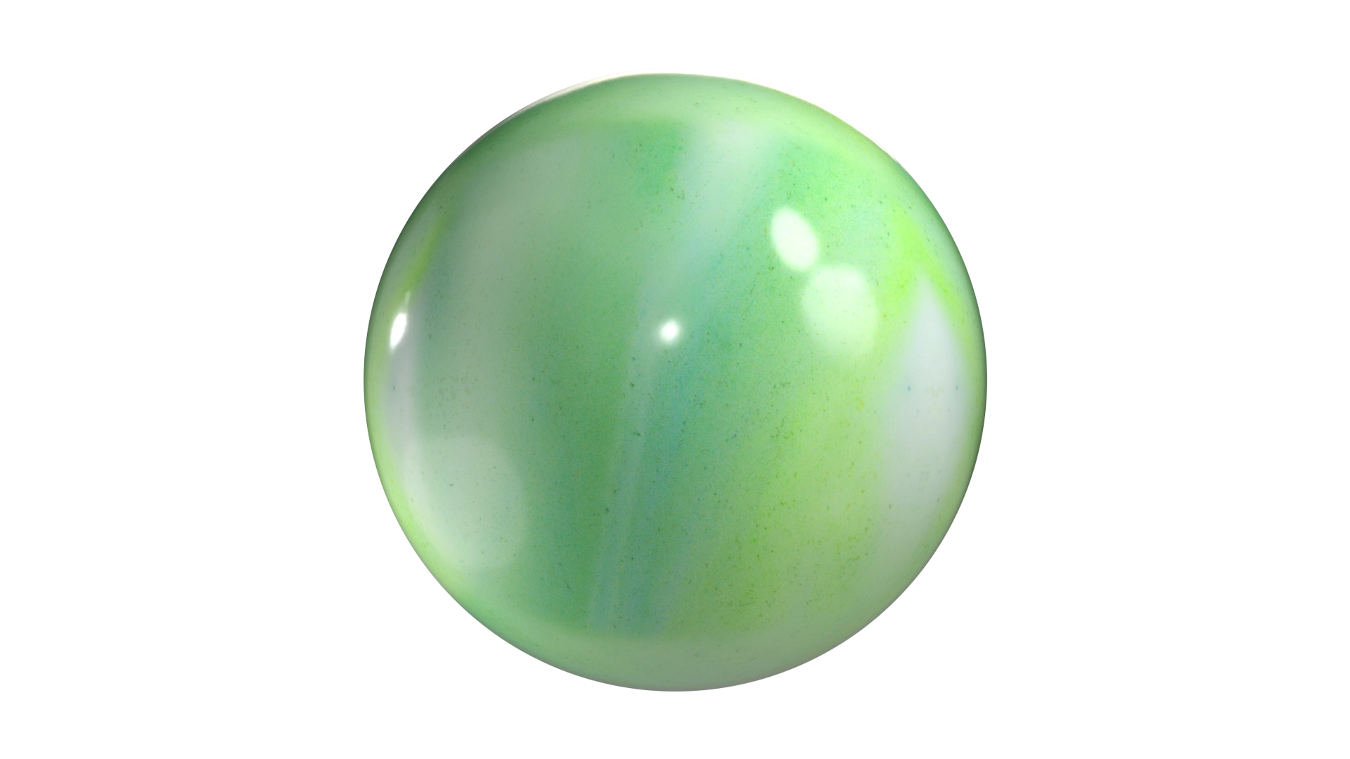 Green Glossy Ceramics, a 3D material on Womp