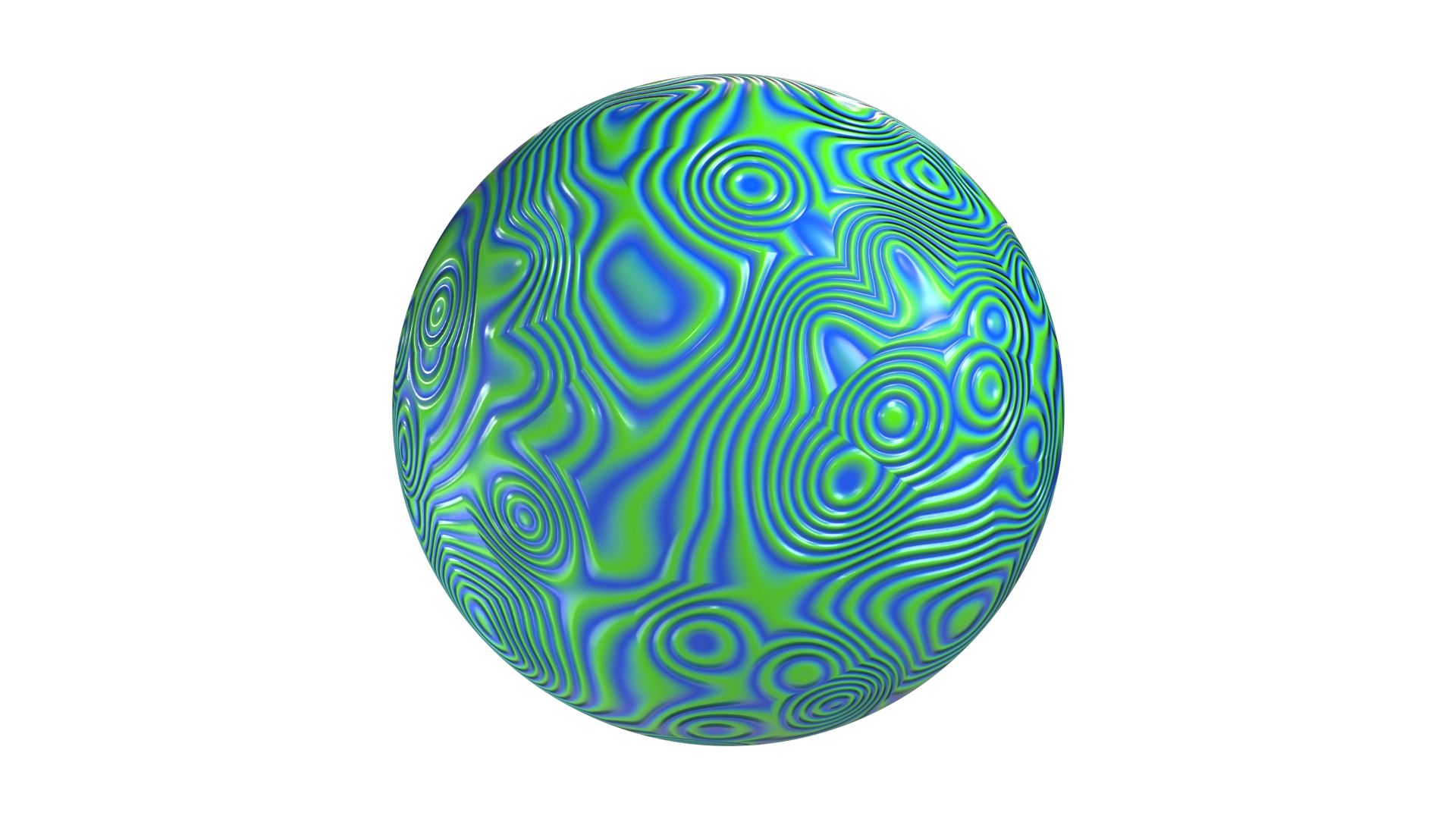 Green Raindrops, a 3D material on Womp