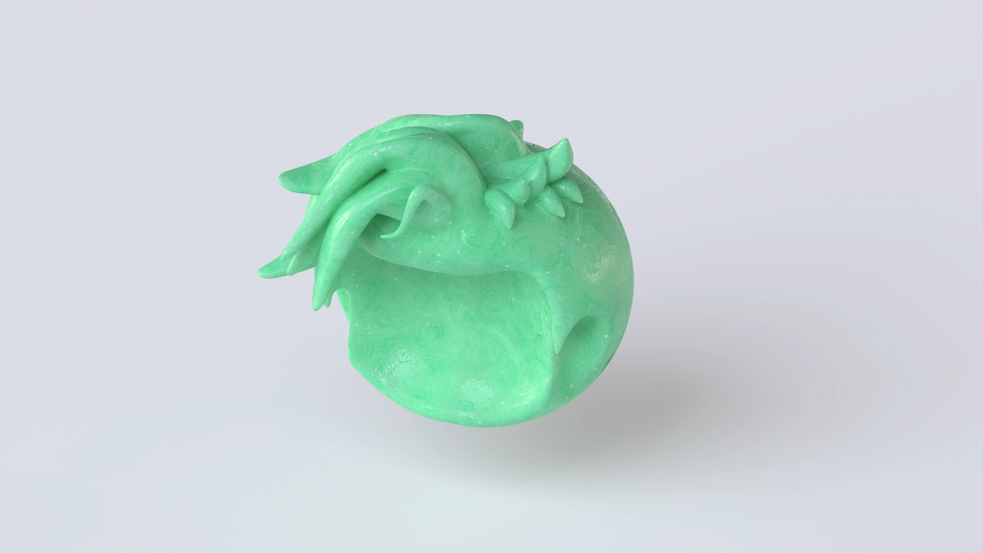Hair 5, a 3D model on Womp