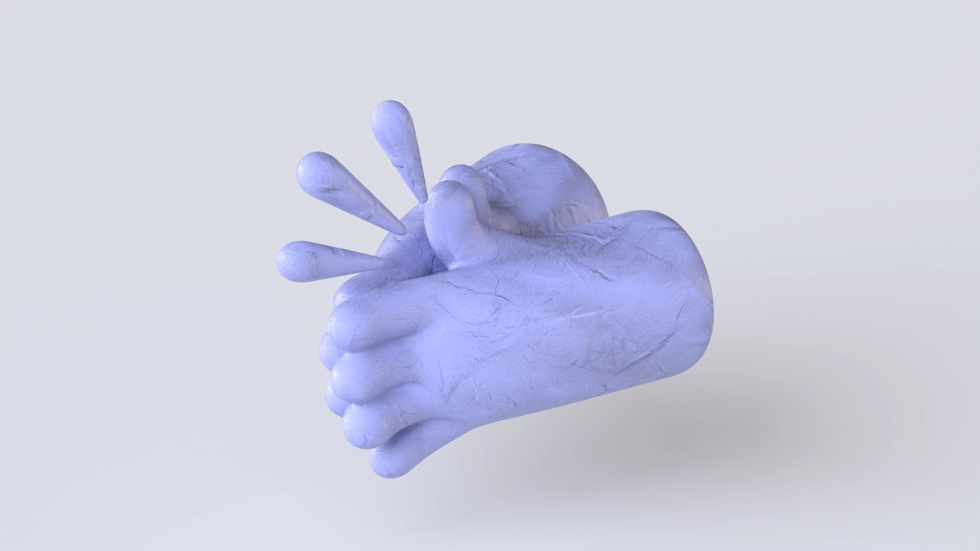 Hand 8, a 3D model on Womp