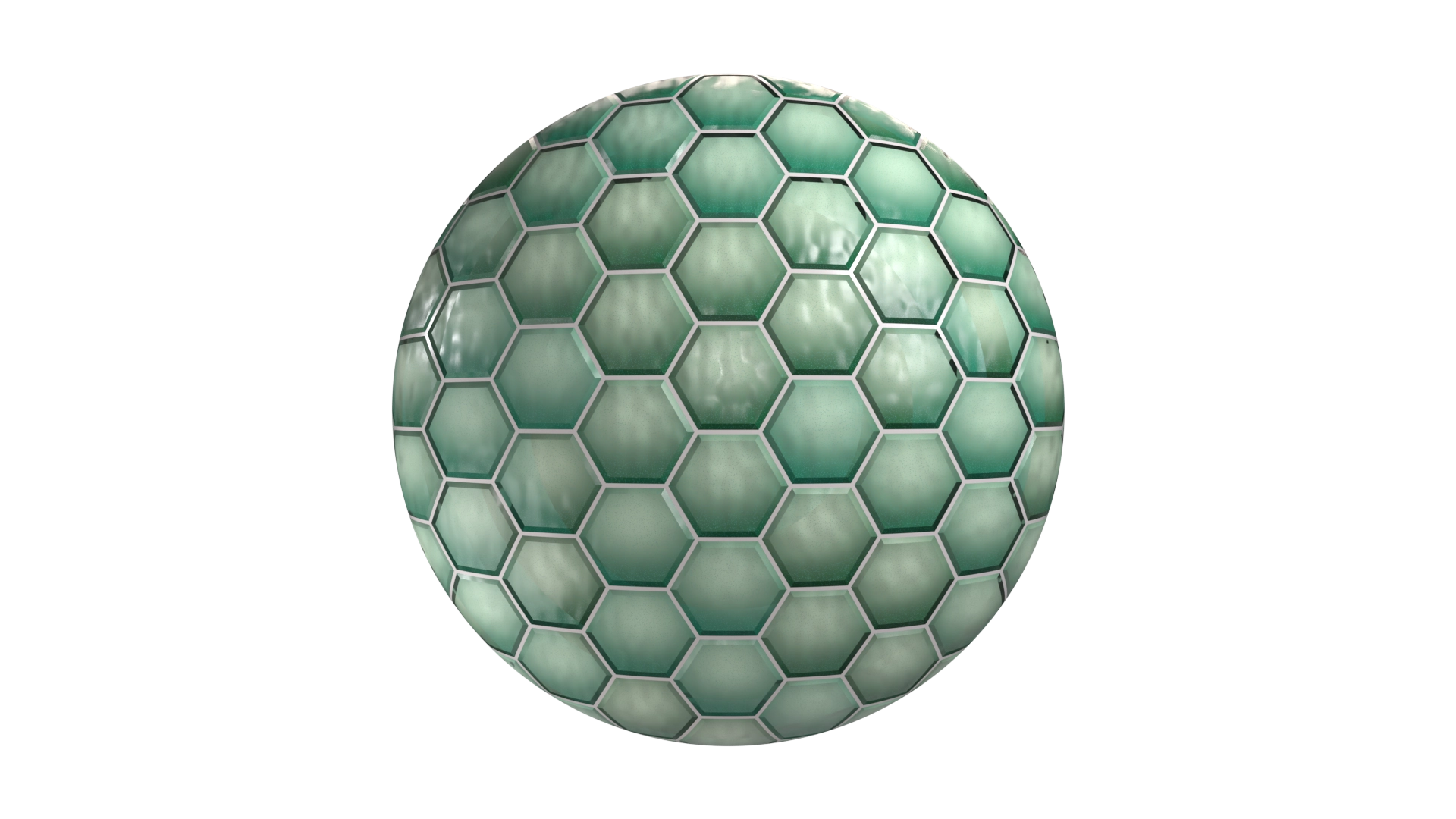 Hexagonal Tiles, a 3D material on Womp