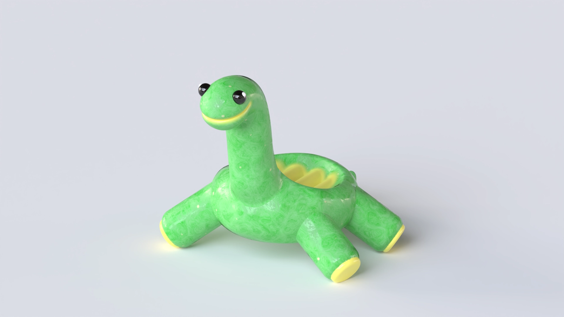 Inflatable Dinosaur, a 3D model on Womp