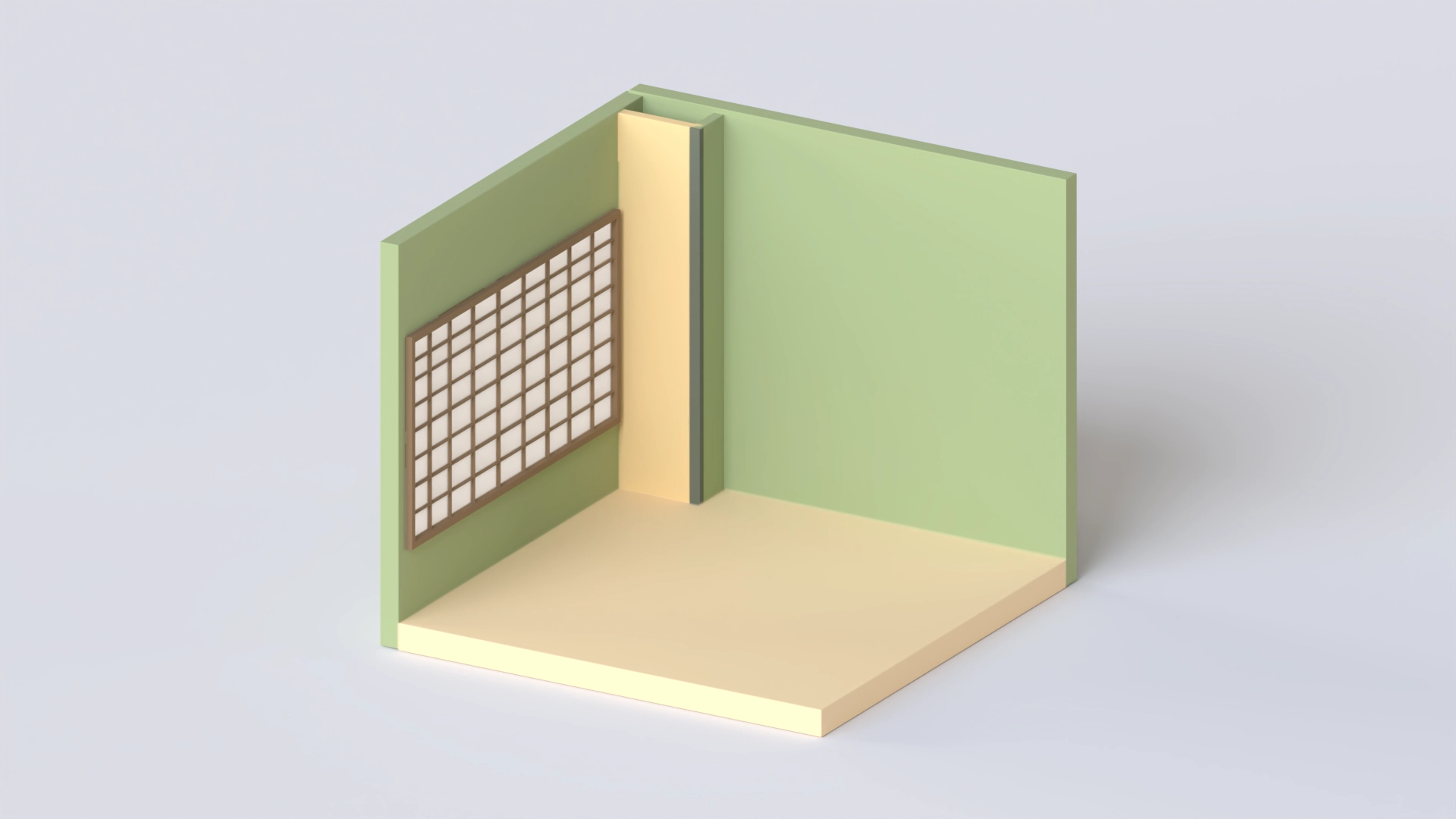 Isometric Room 7, a 3D model on Womp