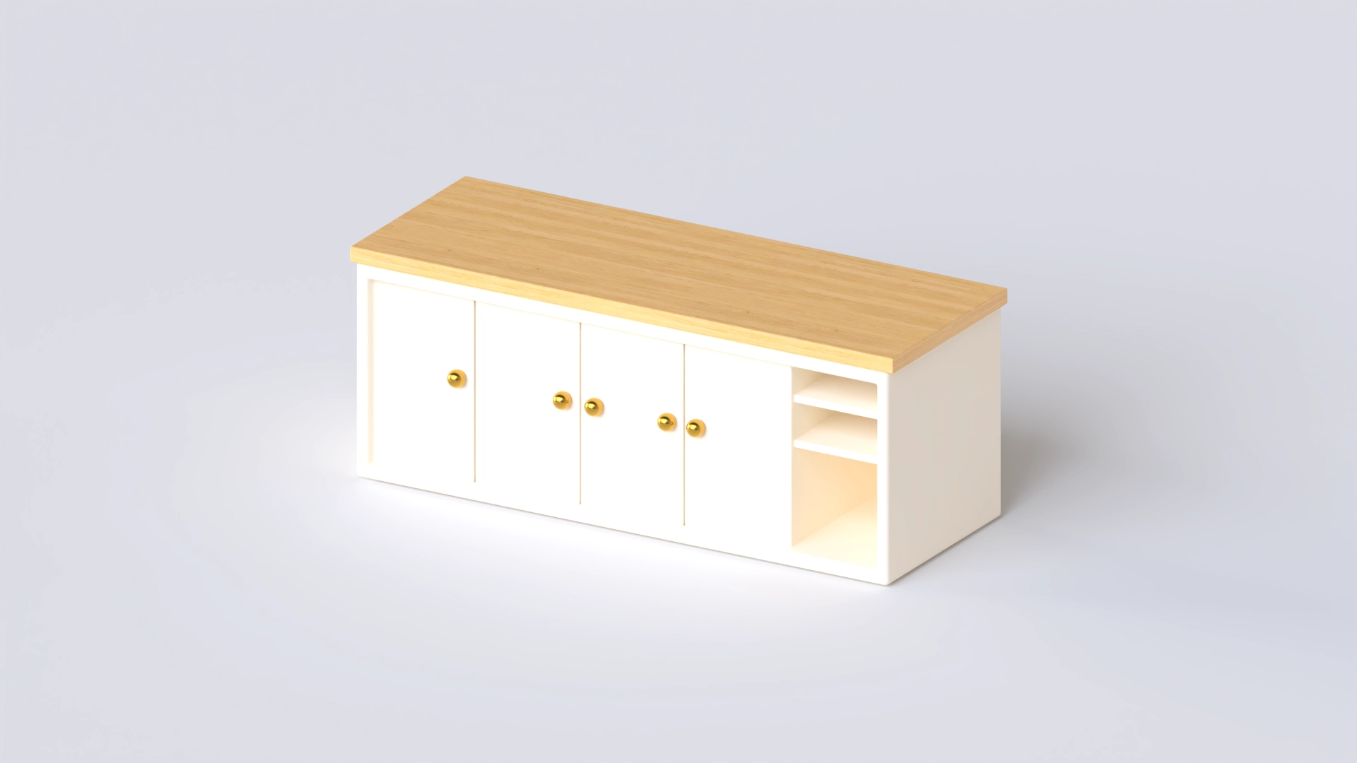 Kitchen Furniture, a 3D model on Womp