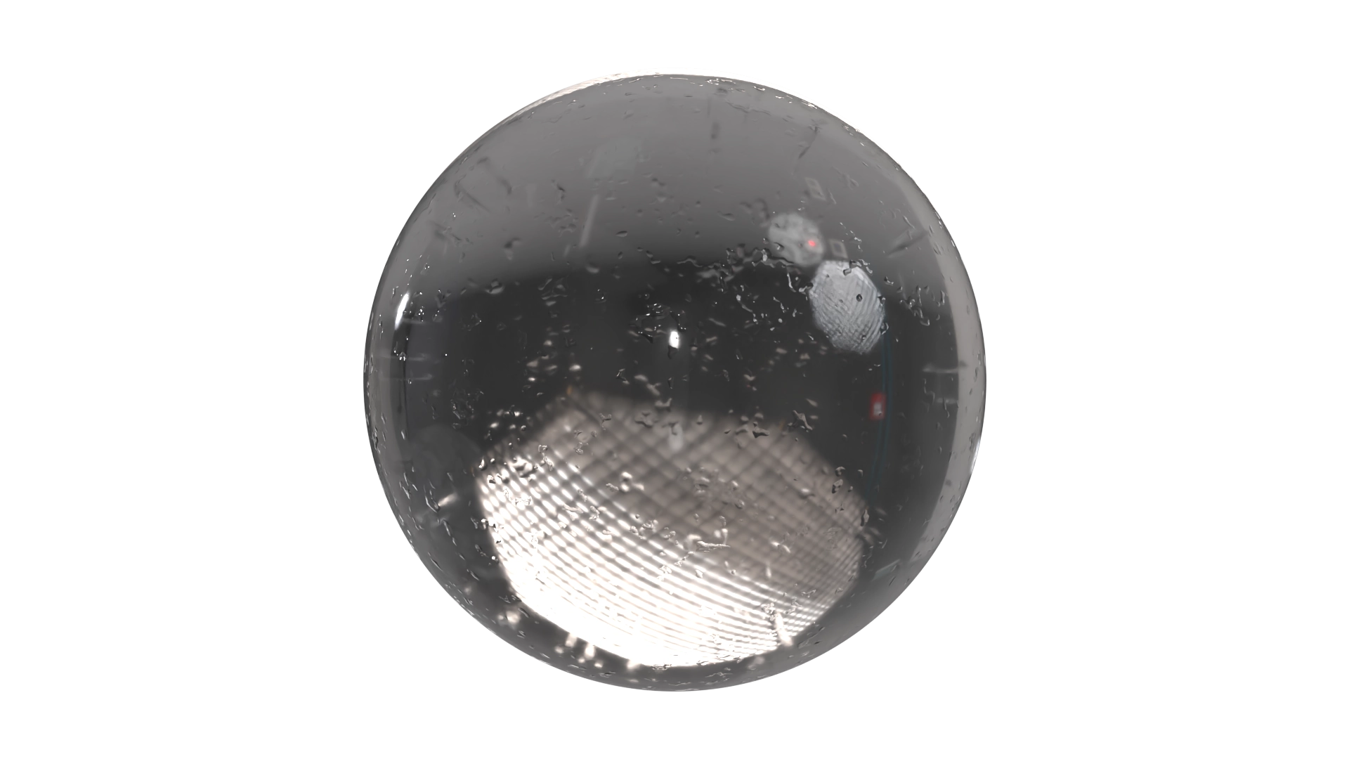 Knicked Clear Glass, a 3D material on Womp