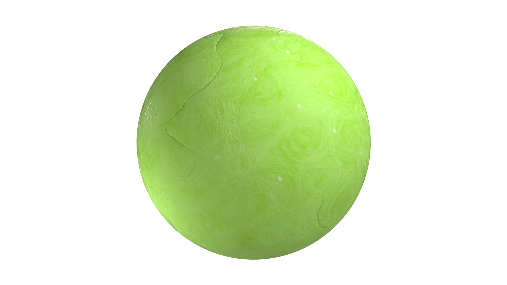 Lime Green Clay, a 3D material on Womp