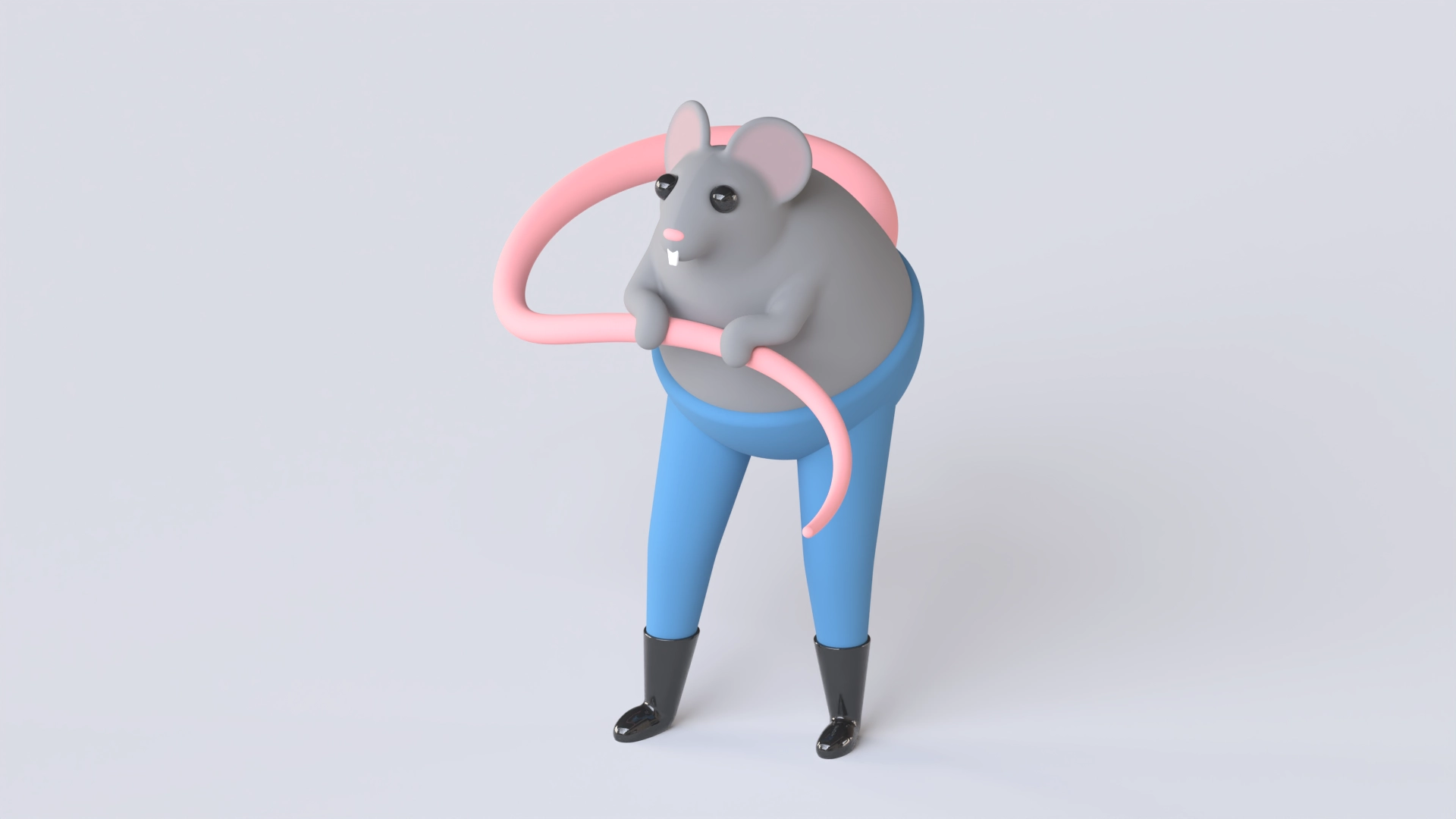 Mouse Character, a 3D model on Womp