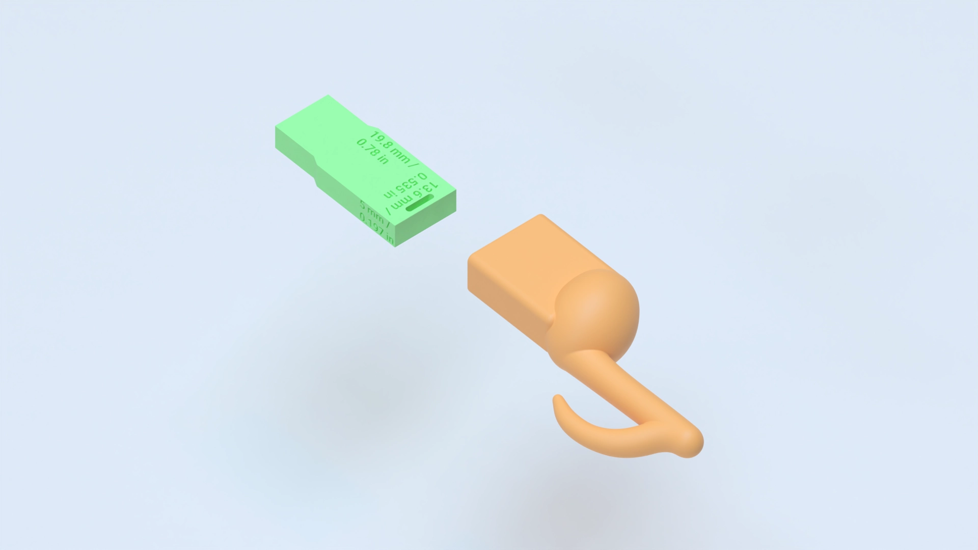 Music Not USB Case, a 3D model on Womp